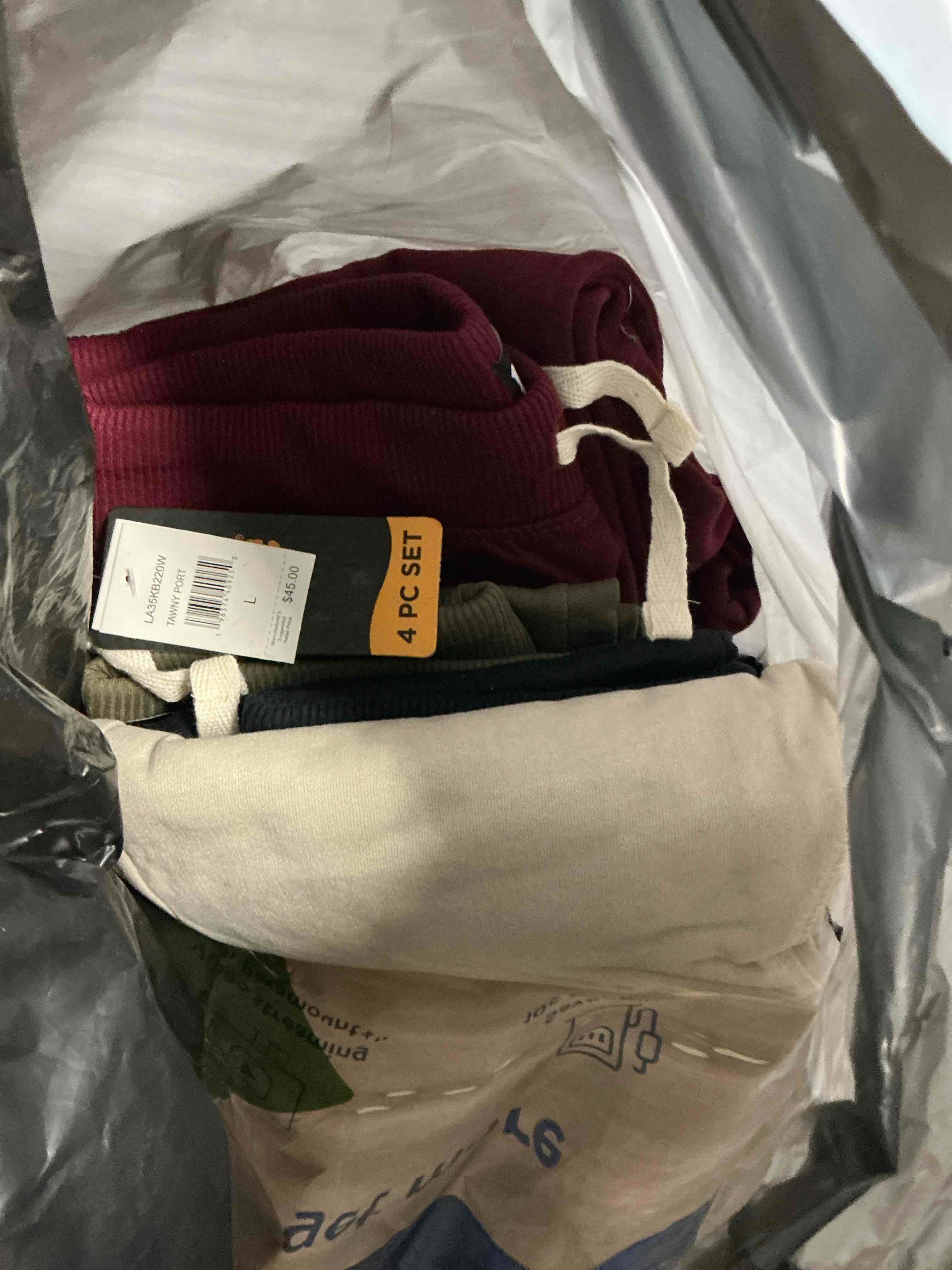 Condition photo showing Good Condition for Lee Boys' Sweatpants - 4 Pack Basic Cozy Active Fleece Jogger Pants with Pockets 