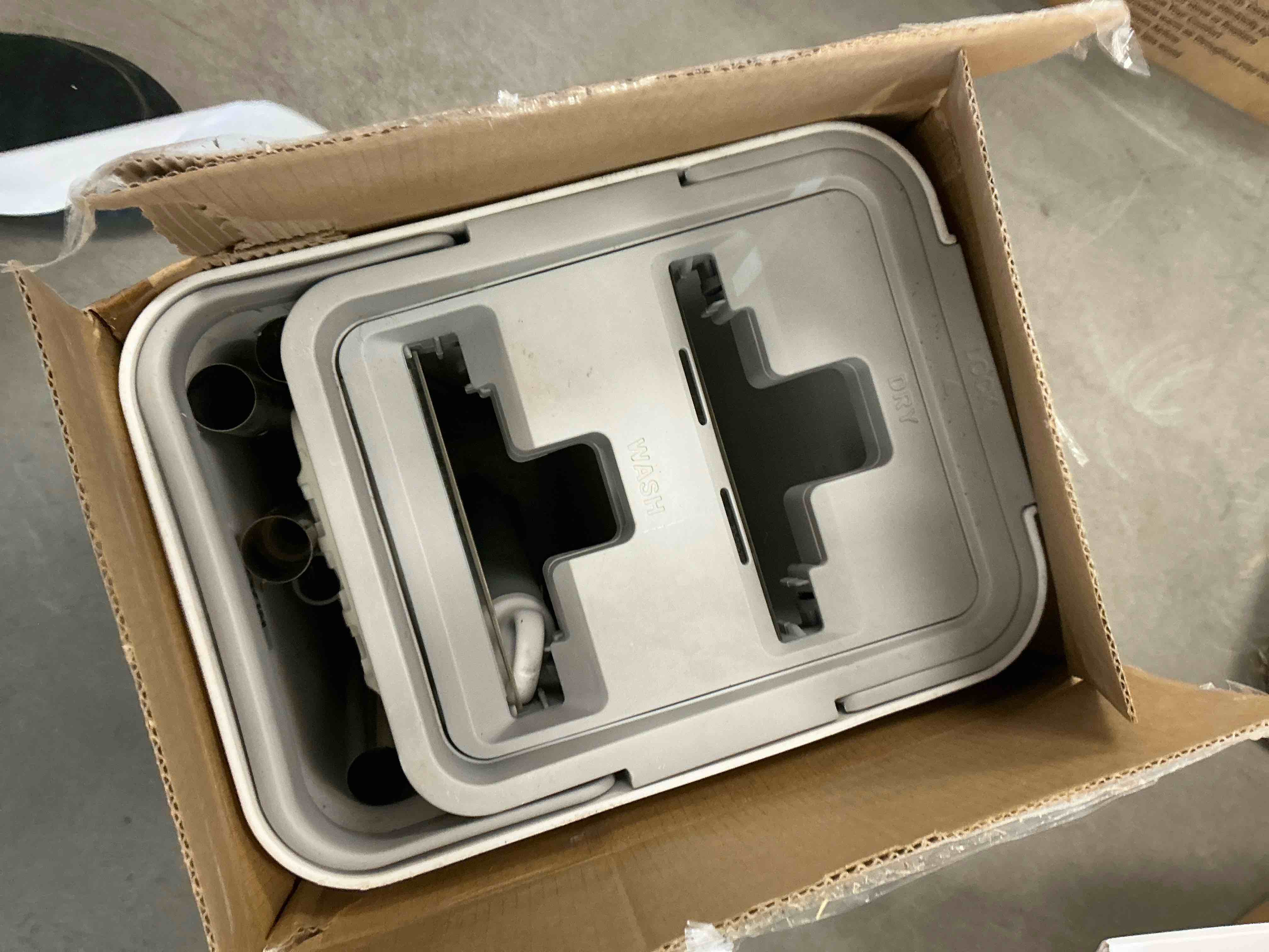 Condition photo showing Good Condition for JOYMOOP Mop and Bucket Set with Wringer, Flat Mops for Floor Cleaning, Wall Mop Cleaner with Long Handle, Hardwood Floor Mop with 