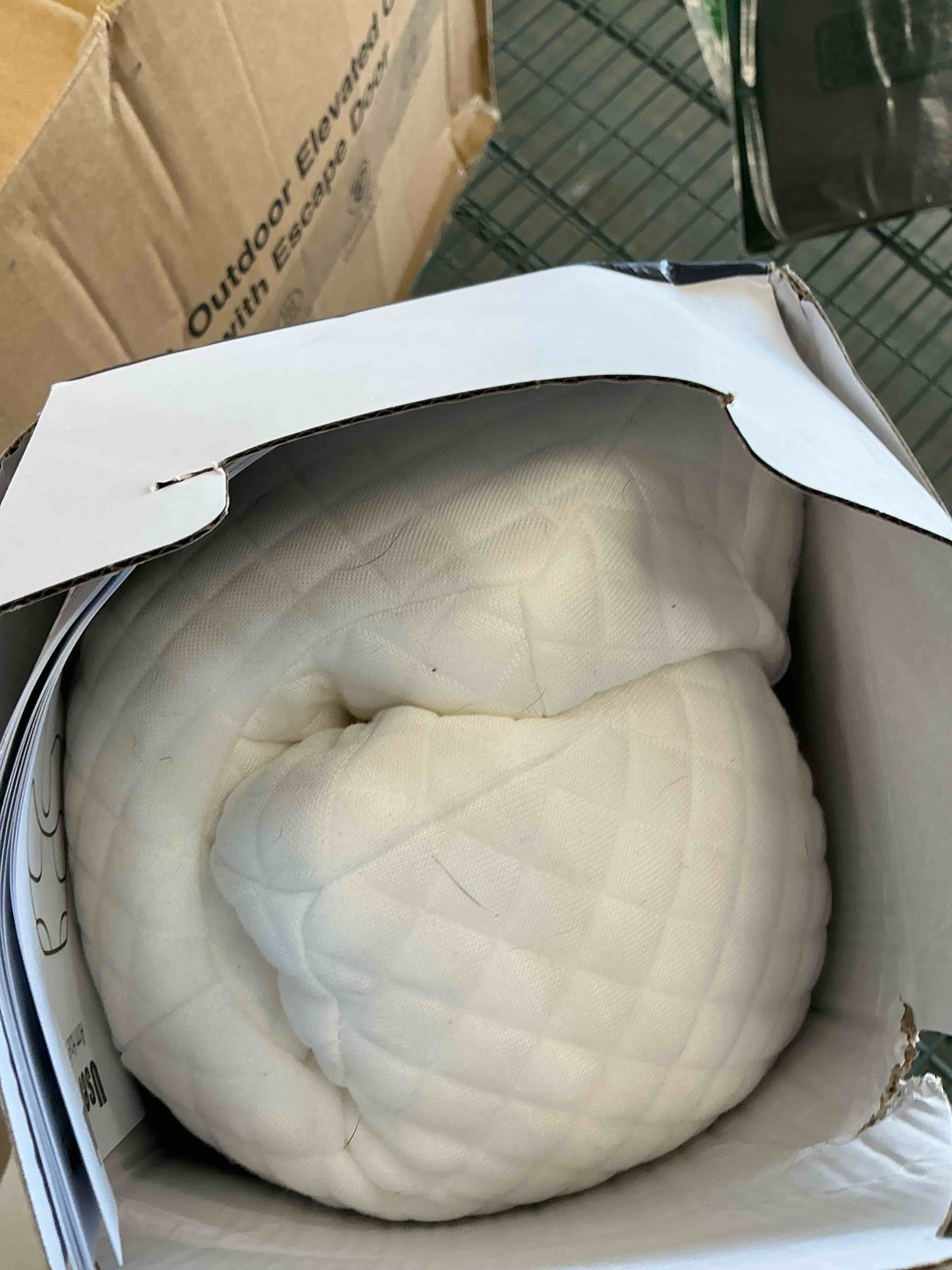 Condition photo showing Good Condition for Side Sleeper Pillow with Arm Hole, Shoulder Relief System, Arm Pillow for Neck and Shoulder Pain, Premium Memory Foam, Suitable for Side, Back and Stomach Sleepers - Grey Grey 6in Height