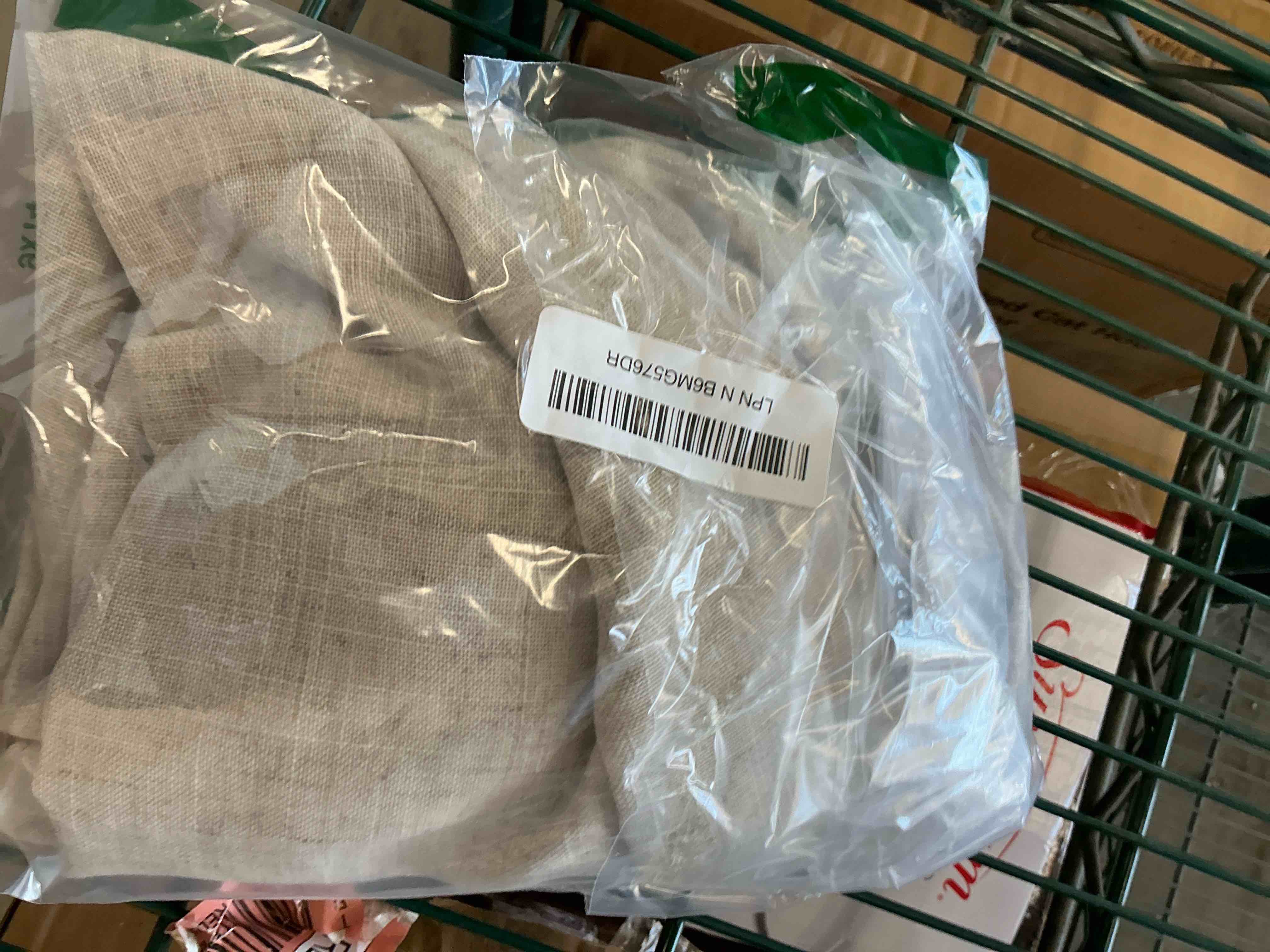 Condition photo showing Good Condition for 24 Inch Curtains for Kitchen Farmhouse Decor 2 Panels Back Tab Rod Pocket Opaque Semi Sheer Light Filtering Cafe Tier Linen Short Curtains for Small Windows Bathroom Coverings Shelves 36x24 Long Beige 36x24 Linen