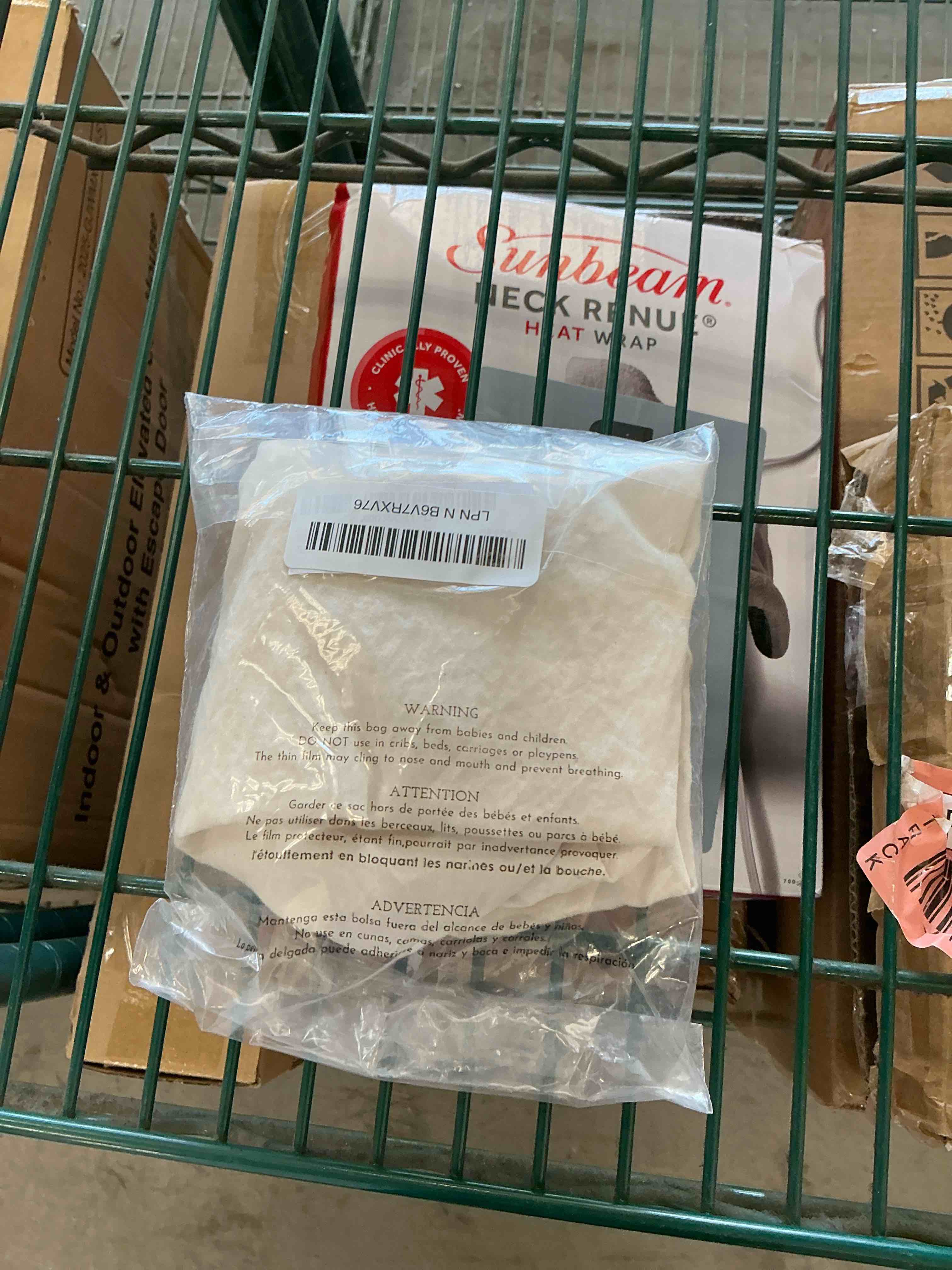 Condition photo showing Good Condition for Lofe Organic Cotton Pillow Case - One Pack 17''×6'' Cylindrical Pillow Cover - 300 TC Thread Count - Soft and Breathable - Off White