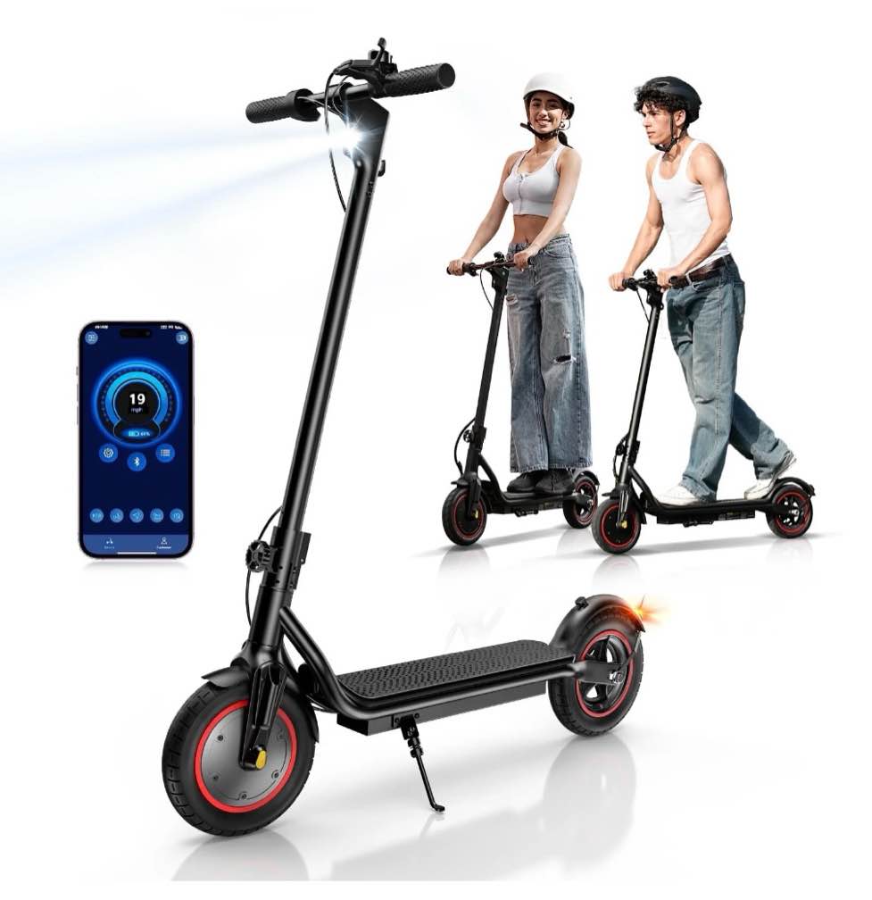 LiteFive LF5 350W Electric Scooter for Adults, 19mph & 21Miles Range, Folding Commuting E-Scooter