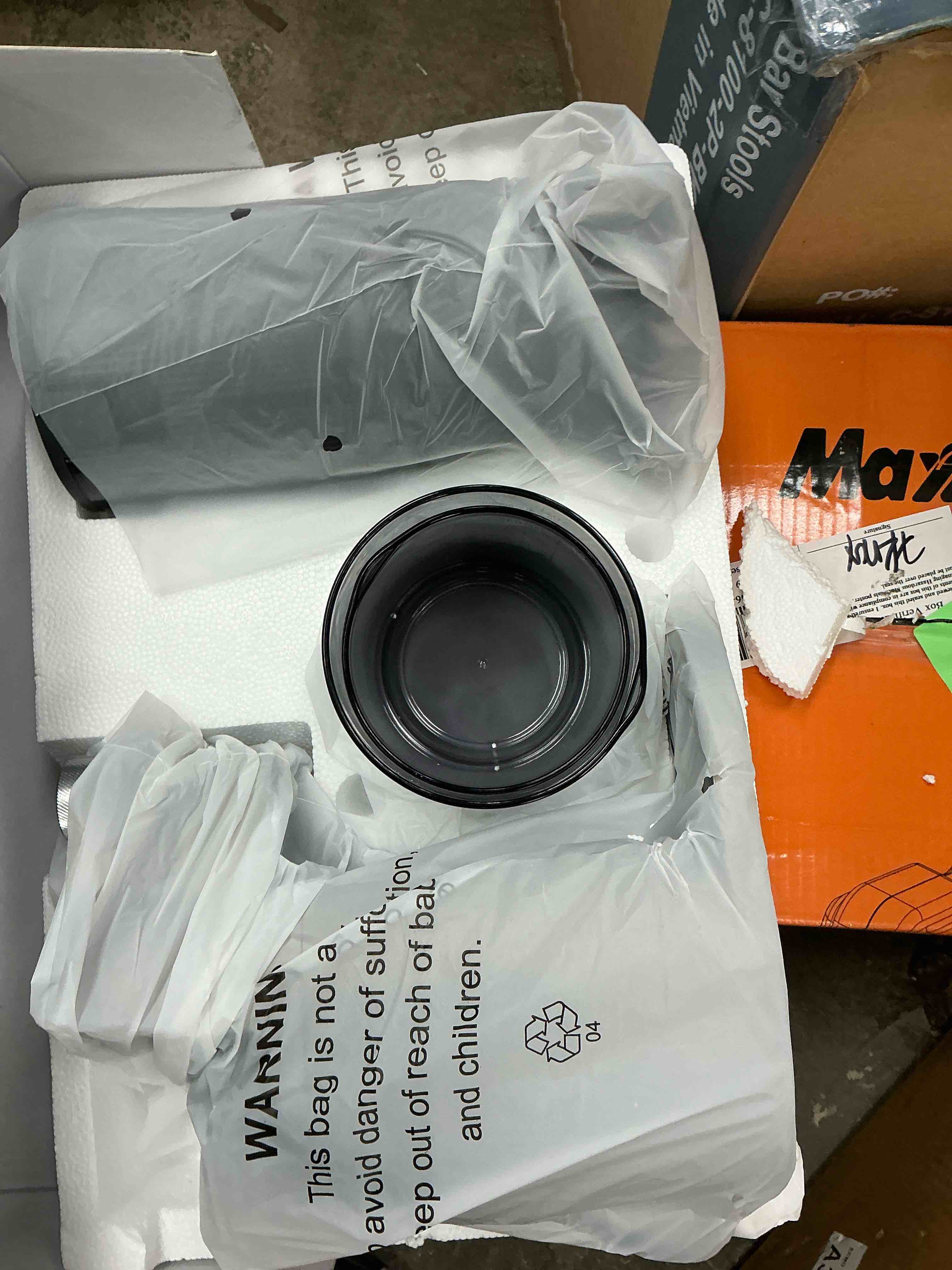 Condition photo showing New/Like New for SiFENE Cold Press Juicer: Slow Masticating Juicer Machine for Fruits and Vegetables - Juice Maker with 4.35  Wide Feed Chute  Easy to Clean  150W  Gray