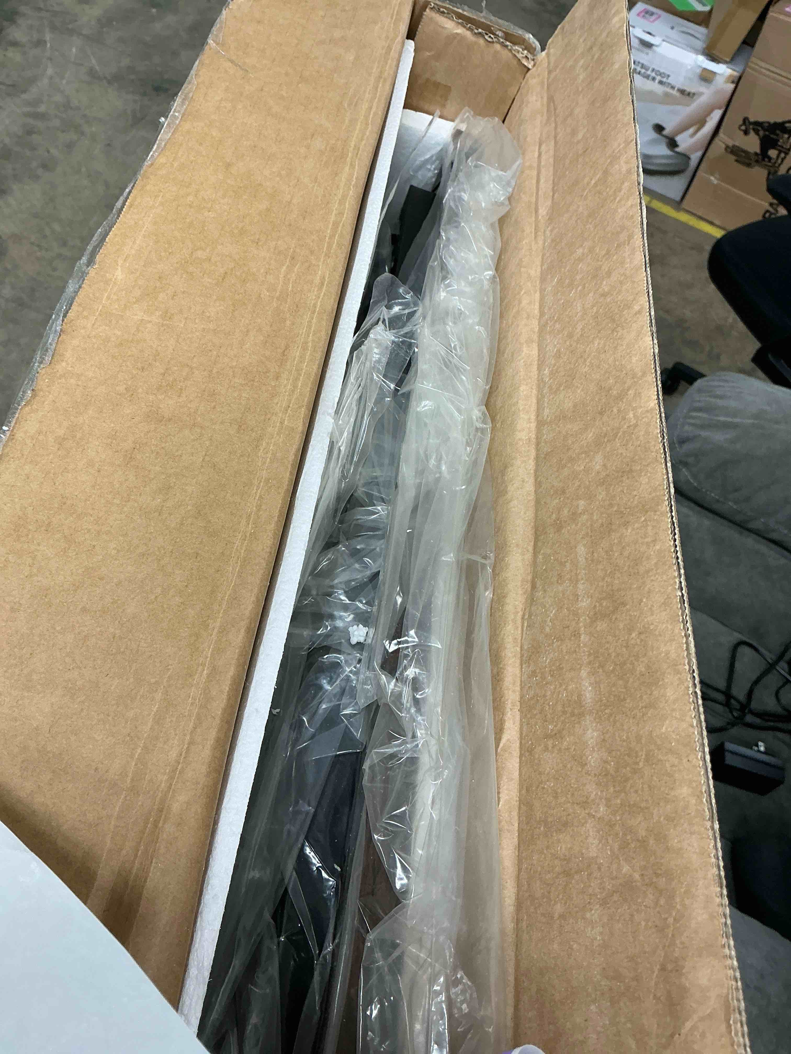 Condition photo showing New/Like New for Flycity No Assembly Folding Coffee Table, Leg Latches Portable Sturdy Floor Table Desk for Sitting on The Floor, Low Coffee Table for Living Room, Home, Office, Rustic Brown, 41.34"x21.65"x15.75"