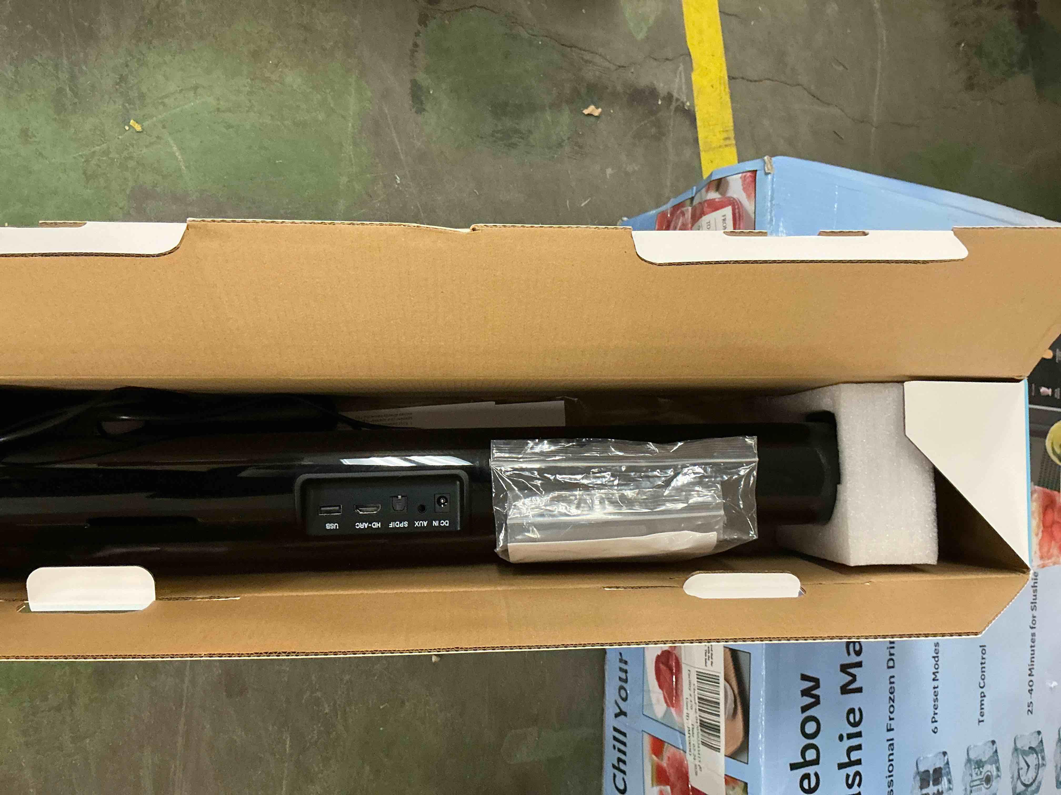 Condition photo showing Good Condition for VEATOOL 2.1ch Sound Bars for TV, Soundbar with Subwoofer, Wired & Wireless Bluetooth 5.4 3D Surround Speakers, Optical/HDMI/AUX/RCA/USB Connection, Wall Mountable, Remote Control