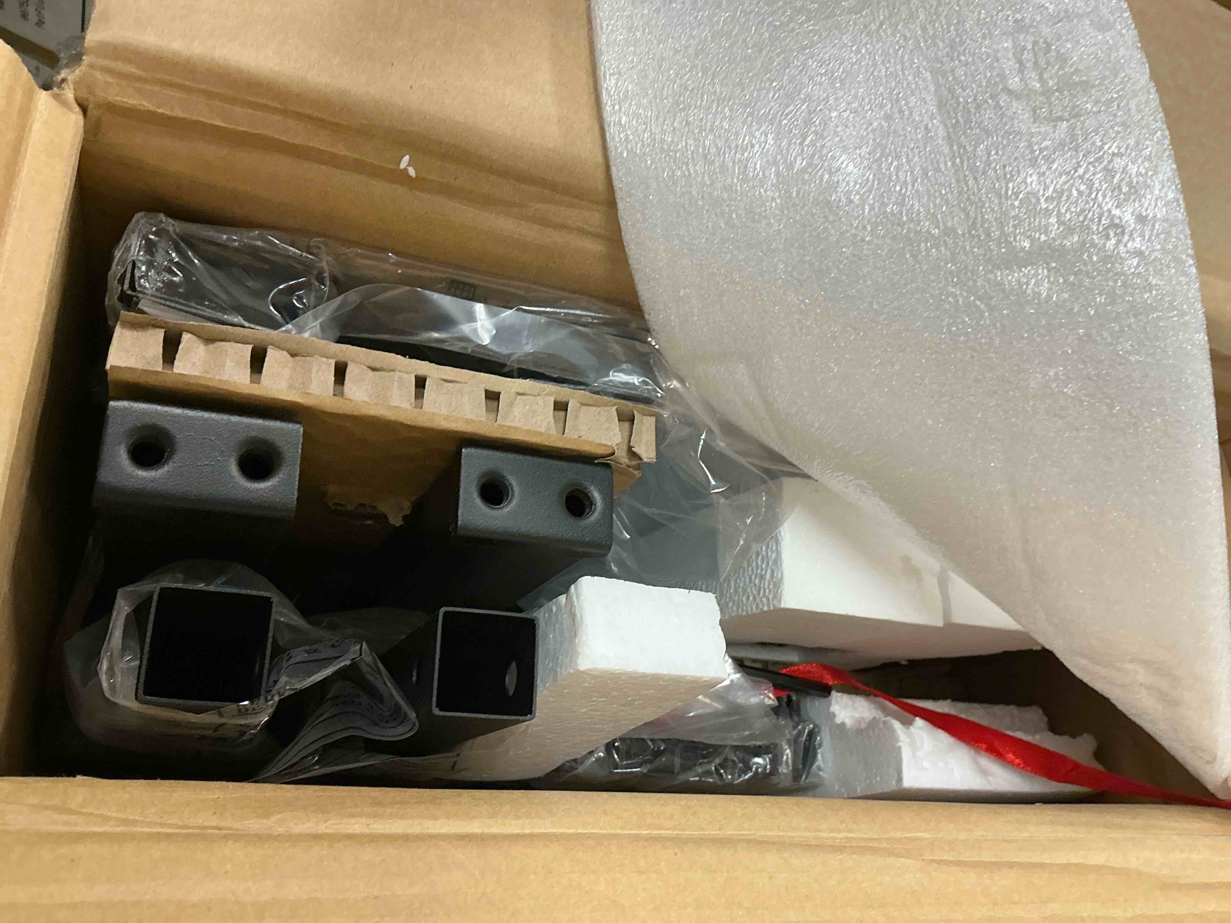 Condition photo showing New/Like New for ZUNMOS 14 Inches Queen Bed Frame, Heavy Duty Metal Platform with Storage Space Under Frame, No Box Spring Needed Queen Size Bed Frame, Black