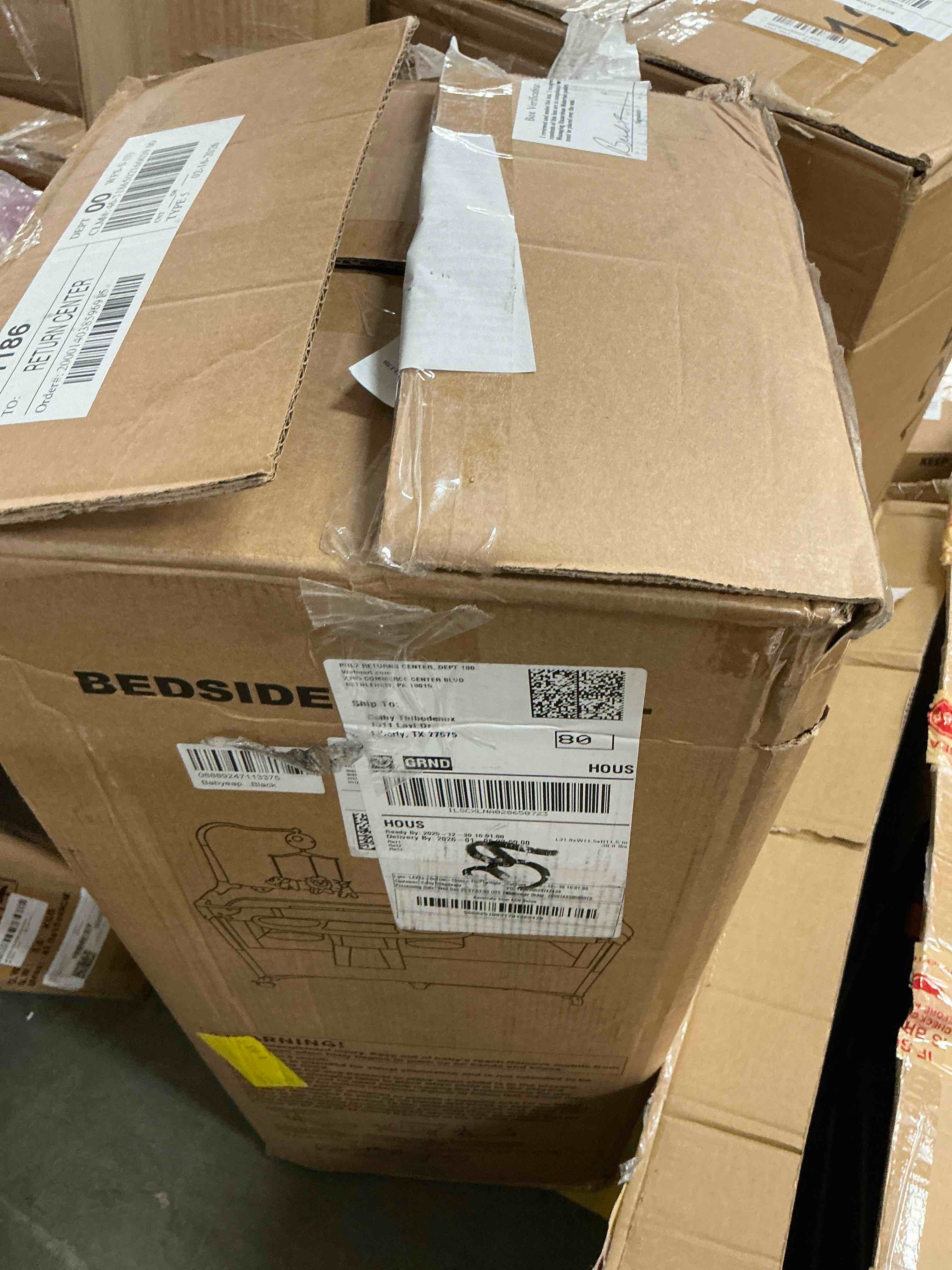 Condition photo showing New/Like New for Babyeap 5-in-1 Baby Bassinet with Playard Mode & Changing Table,Bedside Sleeper for Newborns and Infants,Black