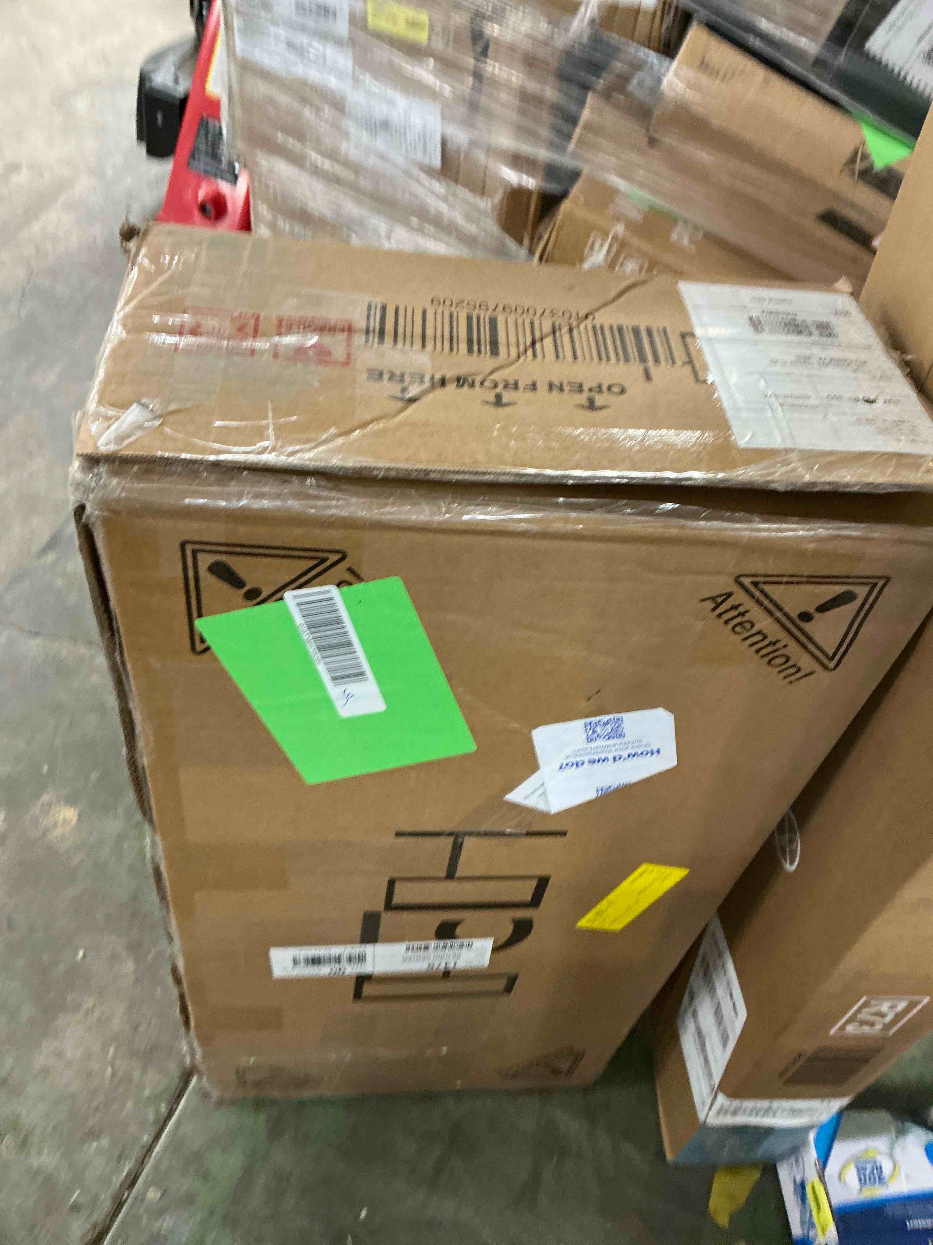 Condition photo showing New/Like New for UBesGoo 5 Drawer Wood Dresser for Bedroom, Chest of Drawers, Storage Organization Unit for Clothing, Black