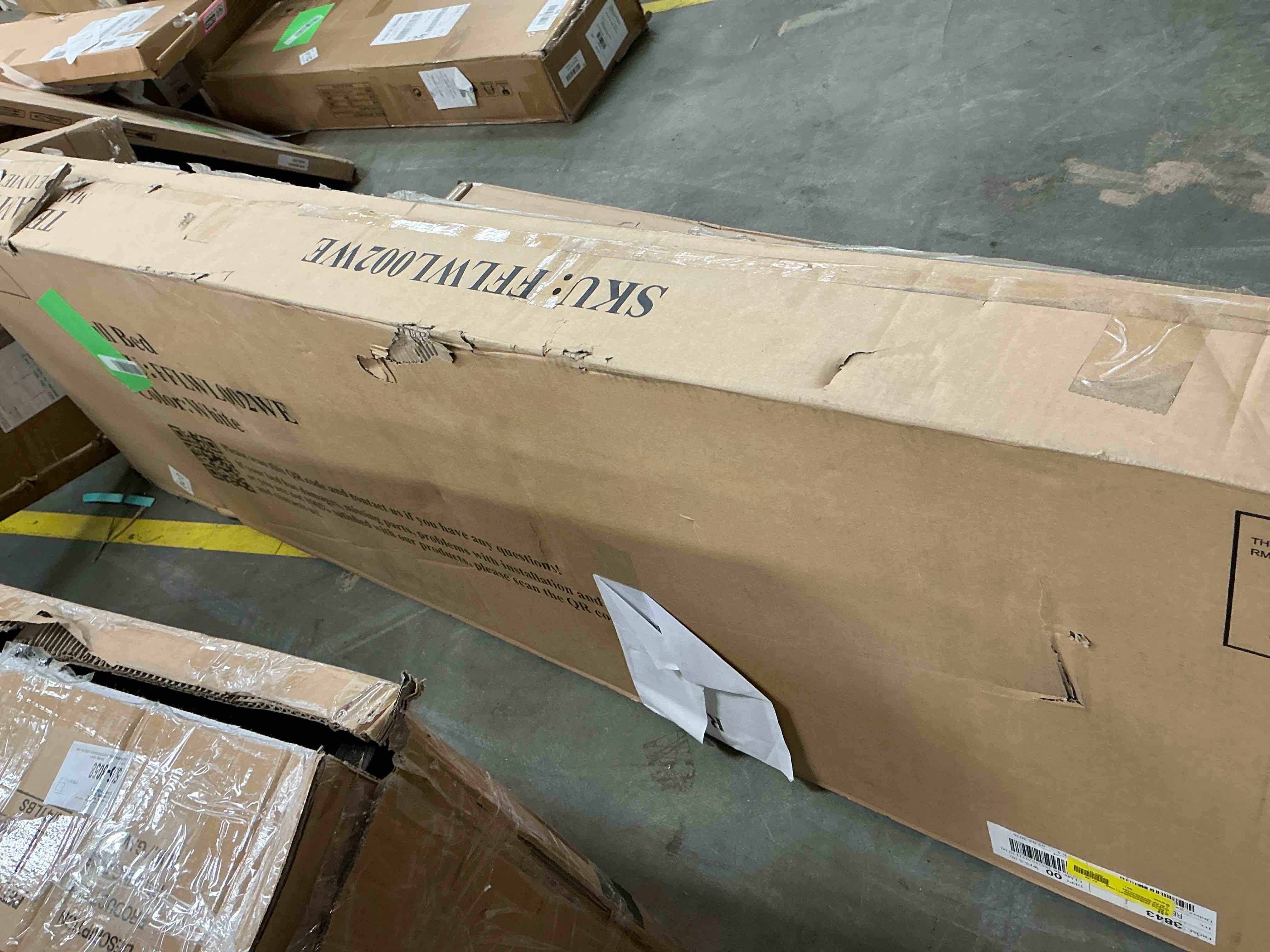 Condition photo showing New/Like New for PAPROOS Full Size Floor Bed, Solid Wood Floor Platform Bed with Slat, Fence Guardrail and Door, No Box Spring Needed, Toddler Bed Montessori Bed, Full Bed Frame for Kids, Boys, Girls, White