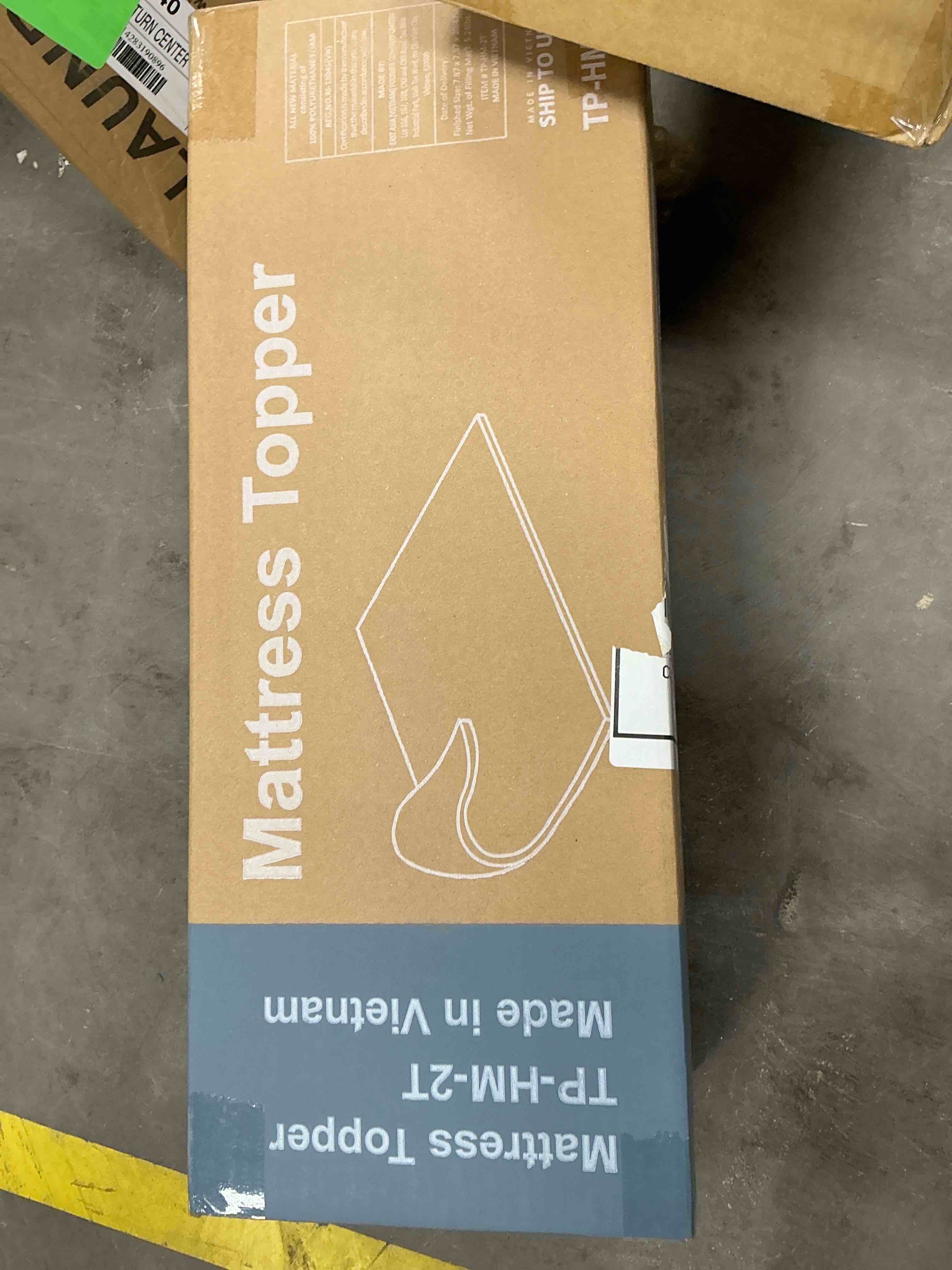 Condition photo showing New/Like New for CONCETTA 2 Inch Twin Size Memory Foam Mattress Topper with Cooling Gel, Pressure Relief for Back Pain, Comfort Bed Topper, CertiPUR-US Certified