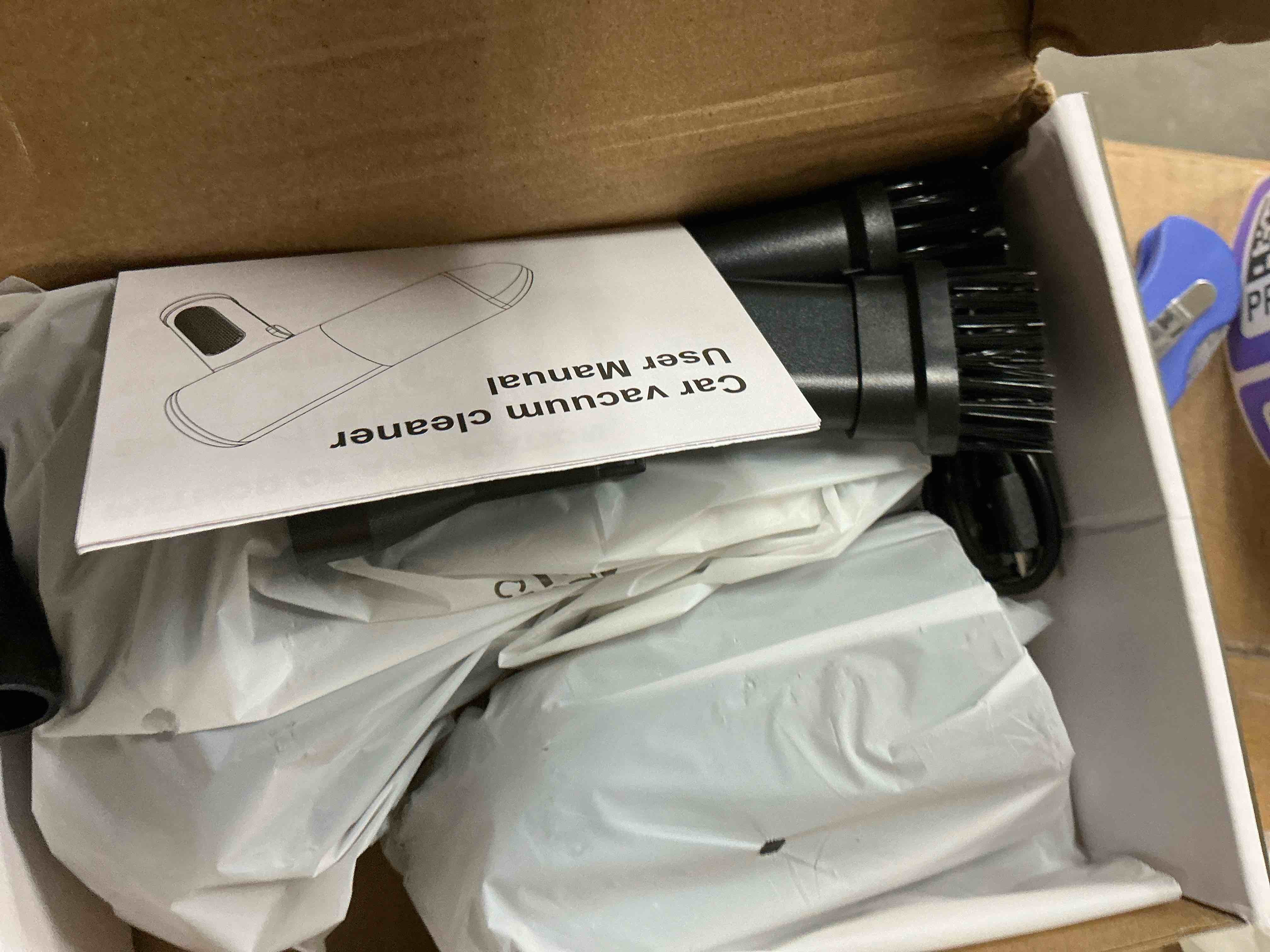 Condition photo showing Good Condition for Car Vacuum Portable Blower Cordless 2-in-1, Rechargeable Battery Powered, with LED Lights, Pressure Gauge, for Auto Motorcycles Bikes Balls, Cleaner for Car Home Office