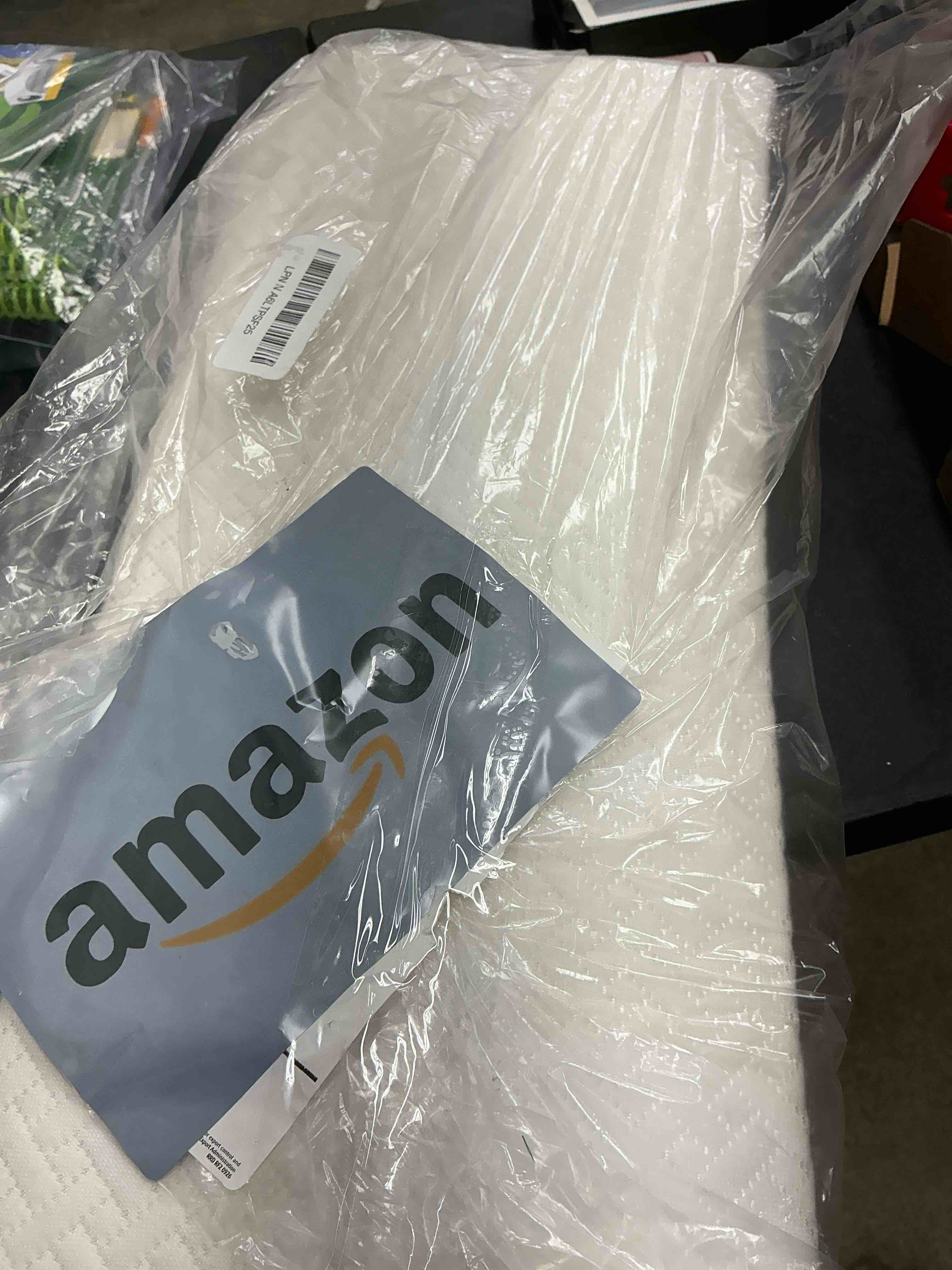 Condition photo showing Good Condition for 5 STARS UNITED Knee Pillow for Back Sleeping – Memory Foam Cushion for Sciatica Pain Relief – Under Leg Support for Sleeping on Back – Large Half Moon Bolster for Bed, White White Large