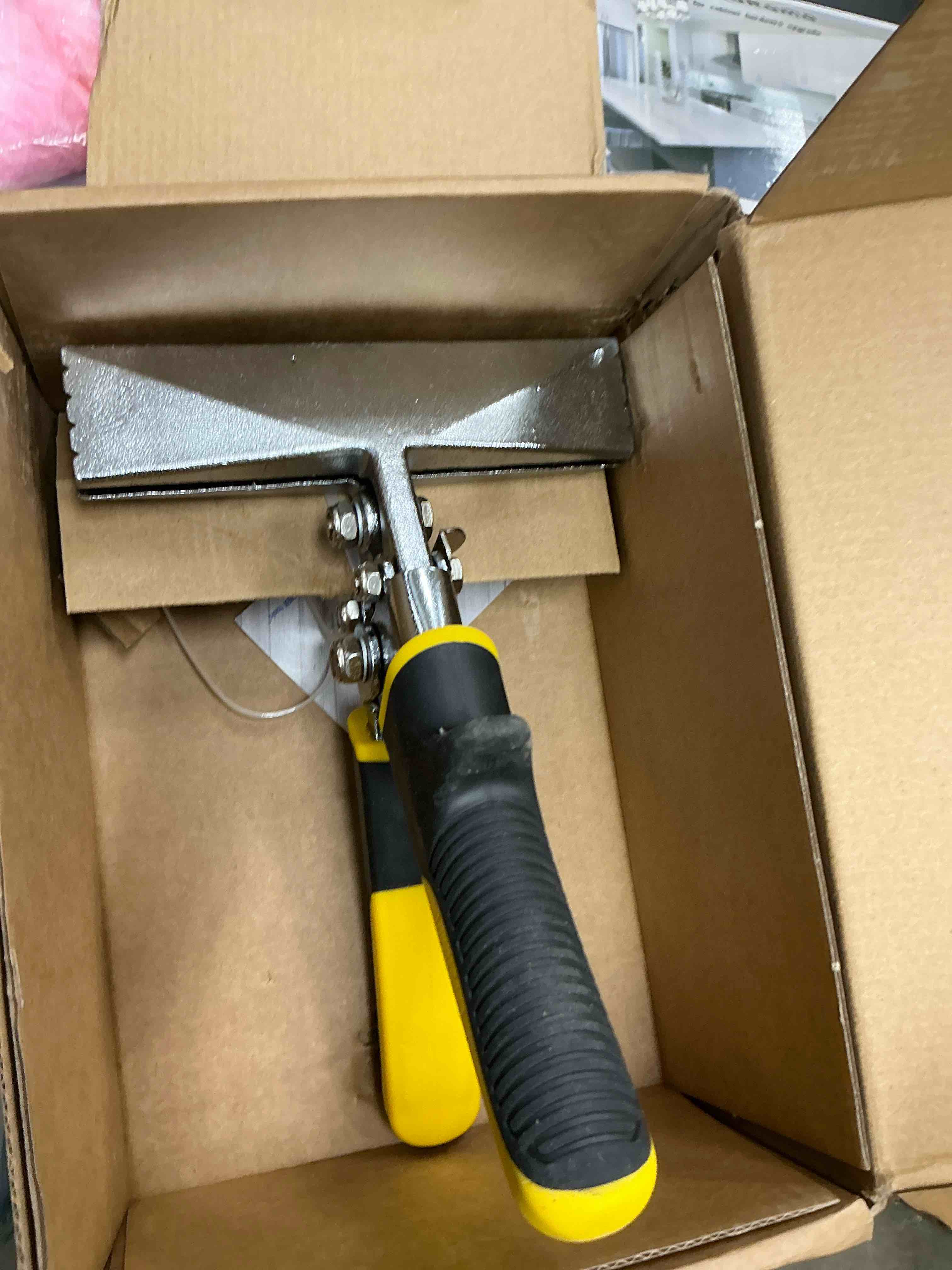 Condition photo showing New/Like New for HURRICANE Sheet Metal Hand Seamer, 6 Inch Straight Jaw Bender Tools for Flattening Metal, Bending Pliers with Ergonomic TyreGrip Handle 6 Inch TyreGrip Ergonomic Handle