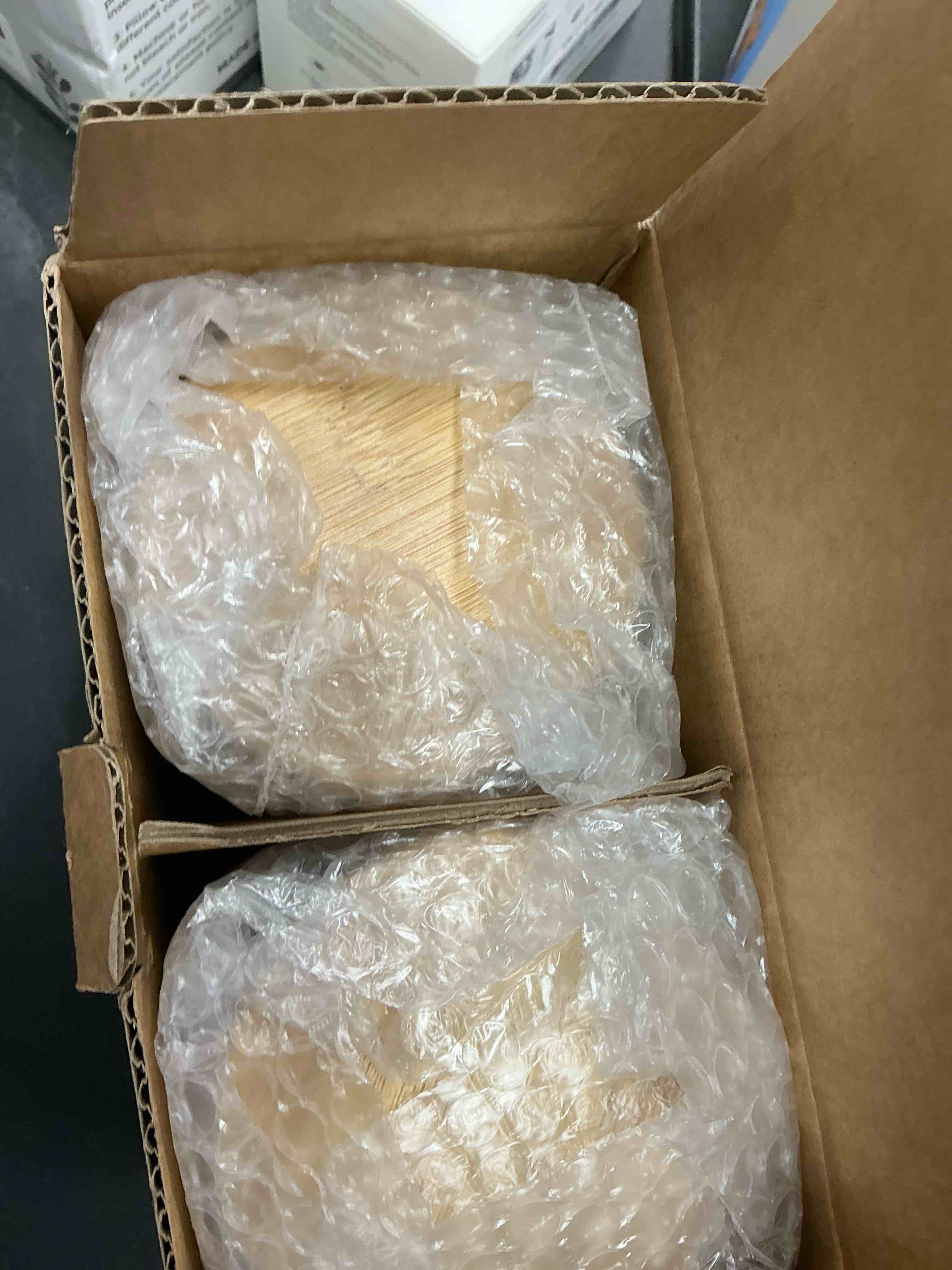 Condition photo showing New/Like New for Overnight Oats Containers With Lids and Spoons, 2pack Glass Jars with Bamboo Lids, Leak-Proof Overnight Oats Jars for Cereal, Yogurt, Chia Pudding