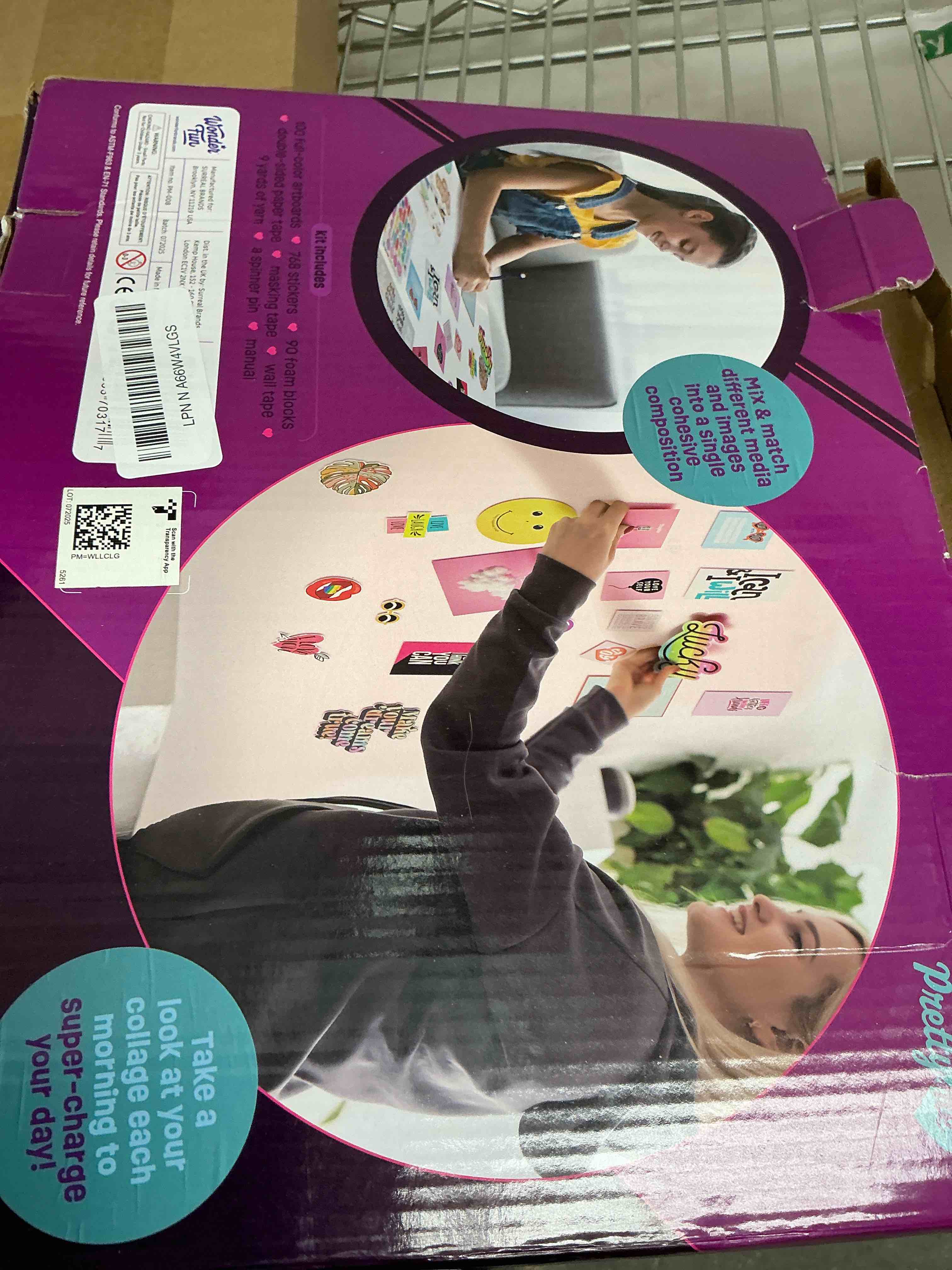 Condition photo showing New/Like New for Pretty Me Wall Collage Kit for Teen & Tween Girls - Arts Craft Gift Ideas for Age 11, 12,13, 14, 15, 16 Year Old Girl - Birthday Gifts and Stuff for Teenage Bedroom Decor - Teens Creative Crafts Kits