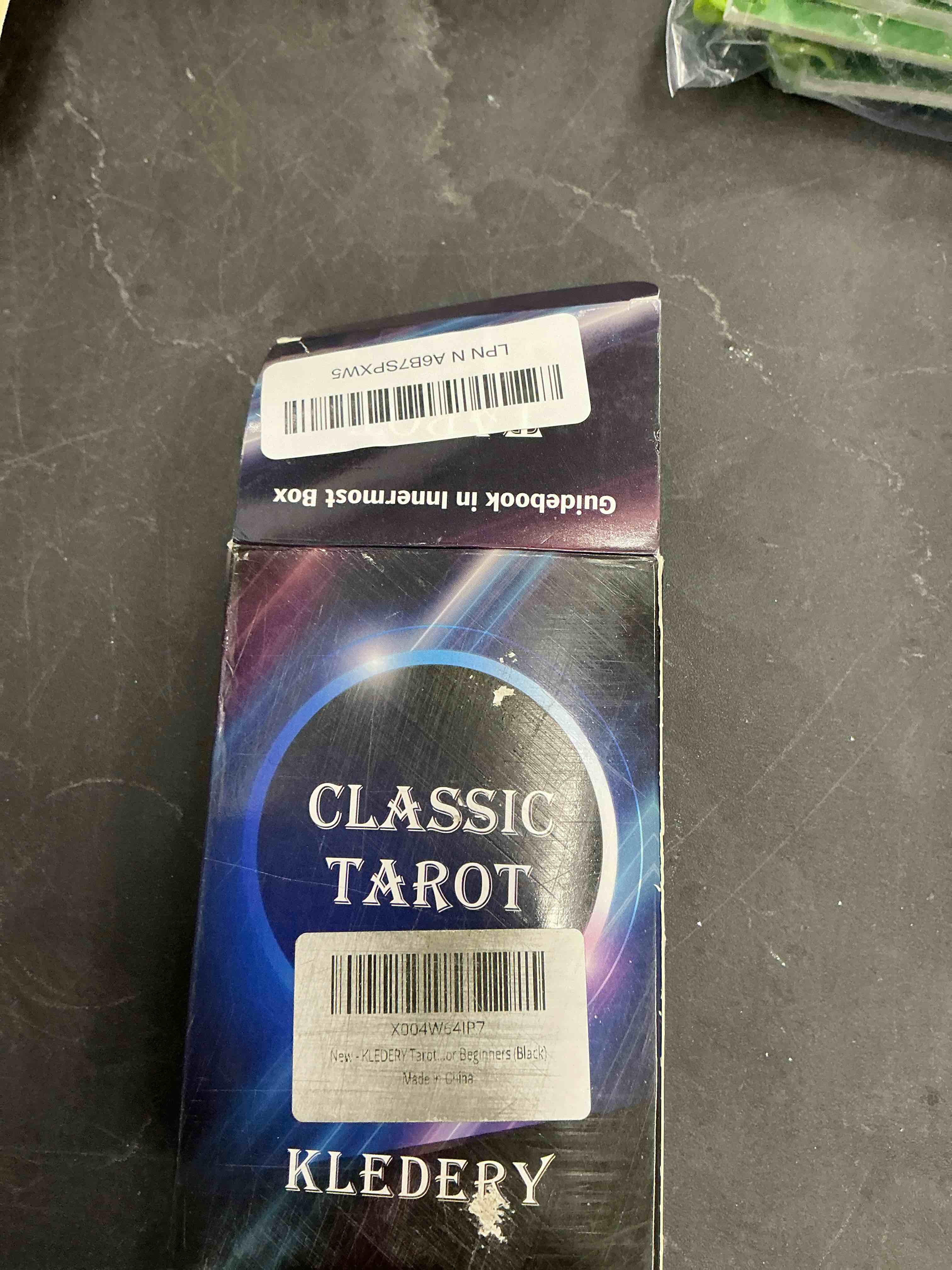 Condition photo showing New/Like New for Tarot Cards for Beginners, Classic Tarot Deck with Meanings, Durable Cards with Guide Book, Black
