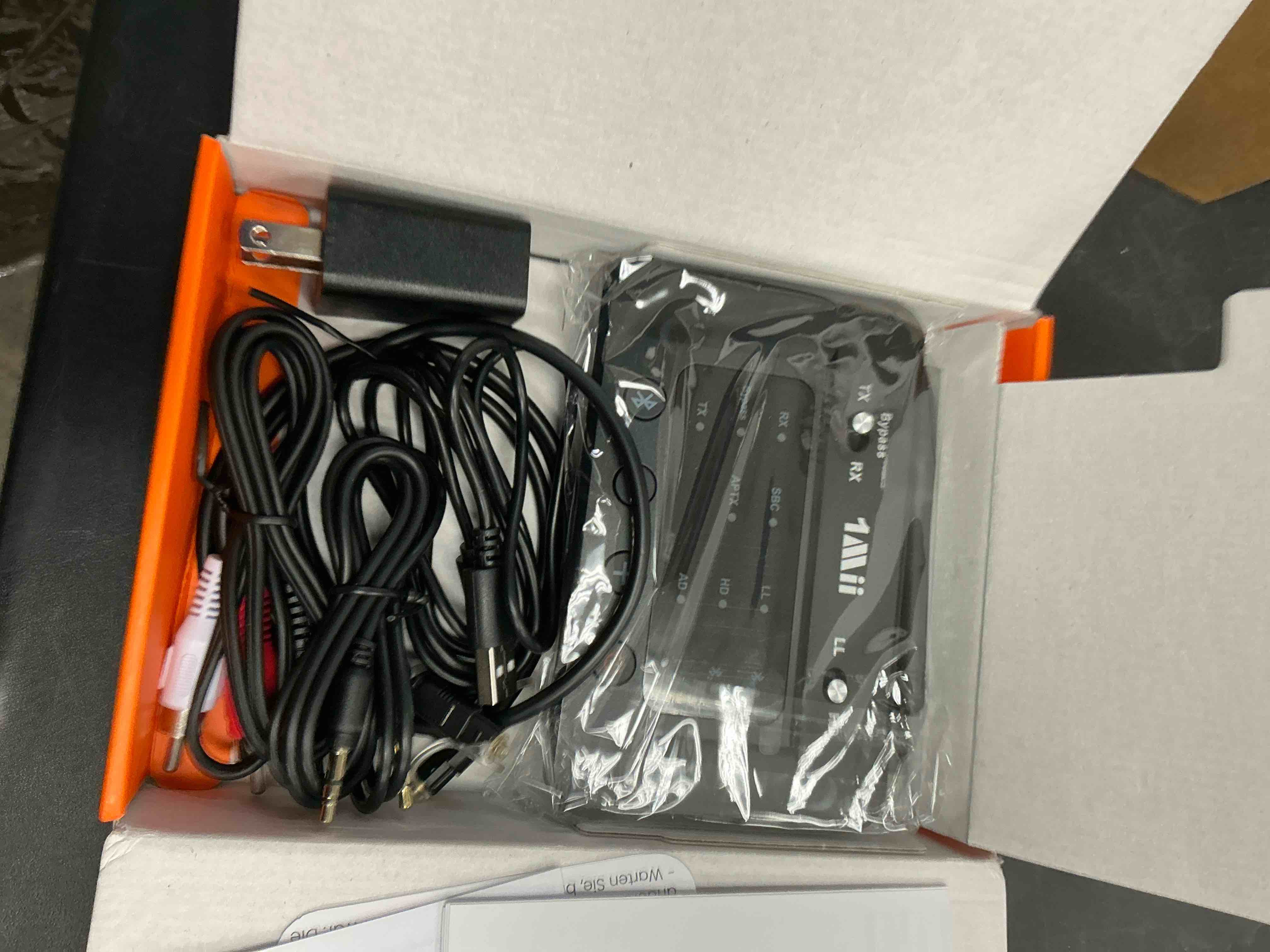 Condition photo showing Good Condition for 1Mii B03 Bluetooth 5.3 Transmitter Receiver for TV Home Stereo BT Headphones, aptX Low Latency/Adaptive/HD Bluetooth Audio Adapter, Splitter for Wired & Wireless, Optical RCA AUX 3.5mm Inputs/Outputs