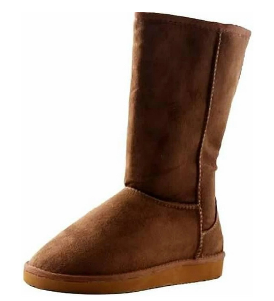 Shoes8teen Genuine Australia Faux Fur Winter Boots for Women, Water Resistance Furry Women Boots Steph Camel 9