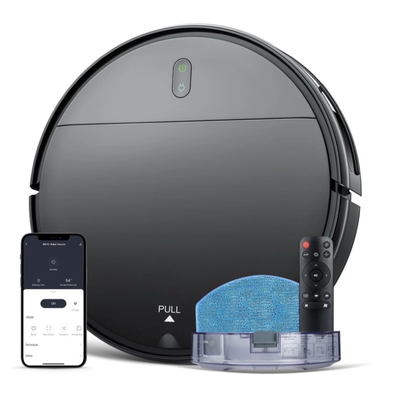 ONSON Robot Vacuum Cleaner, 2 in 1 Mop Combo for Pet Hair, Hard Floor