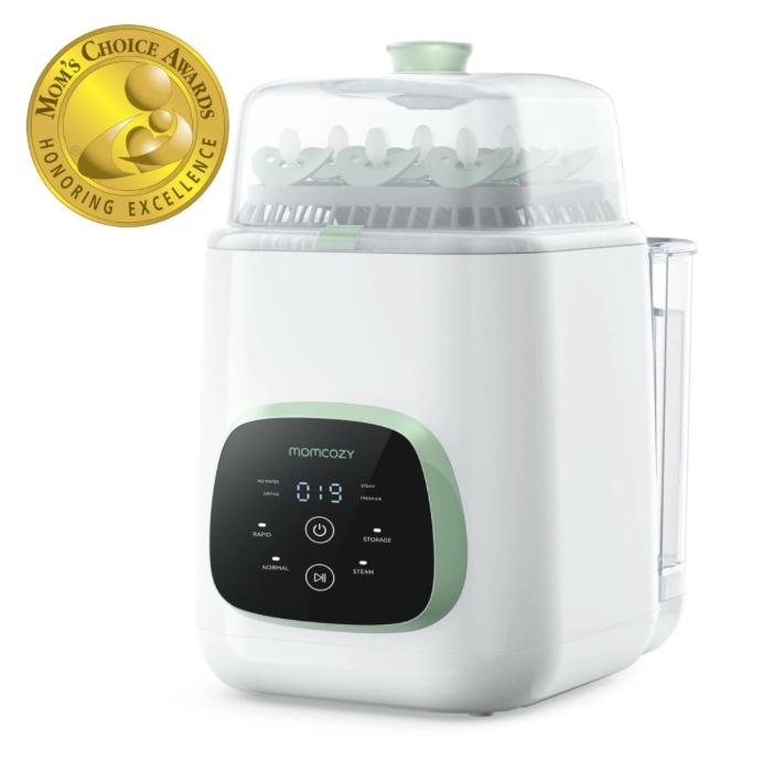 Momcozy KleanPal Pro Baby Bottle Washer, Sterilizer & Dryer Combo for Easy Cleaning, Bottle Washer Machine for Bottles,Baby Item Care