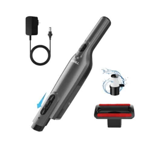 WHALL Cordless Handheld Vacuum Cleaner Portable, Powerful Suction, and LED Light for Home, Pet Use
