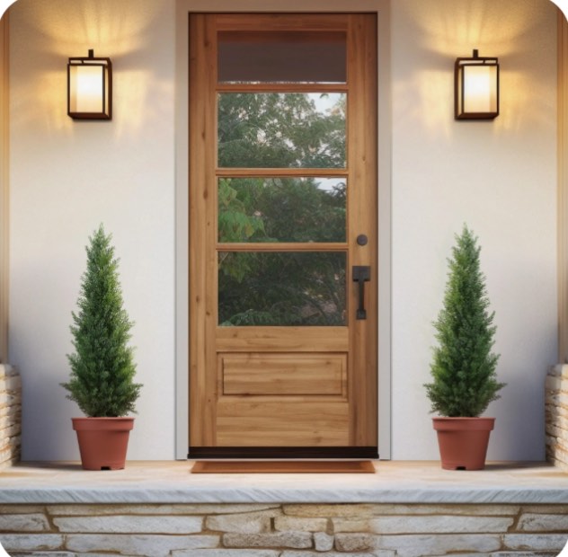 Artificial Cedar Tree 2 Pack 3 ft Outdoor Artificial Topiary Cedar Plants Fake Tree UV Rated Potted Plants for Porch Decor Faux Pine Tree for Perfect Housewarming Gift