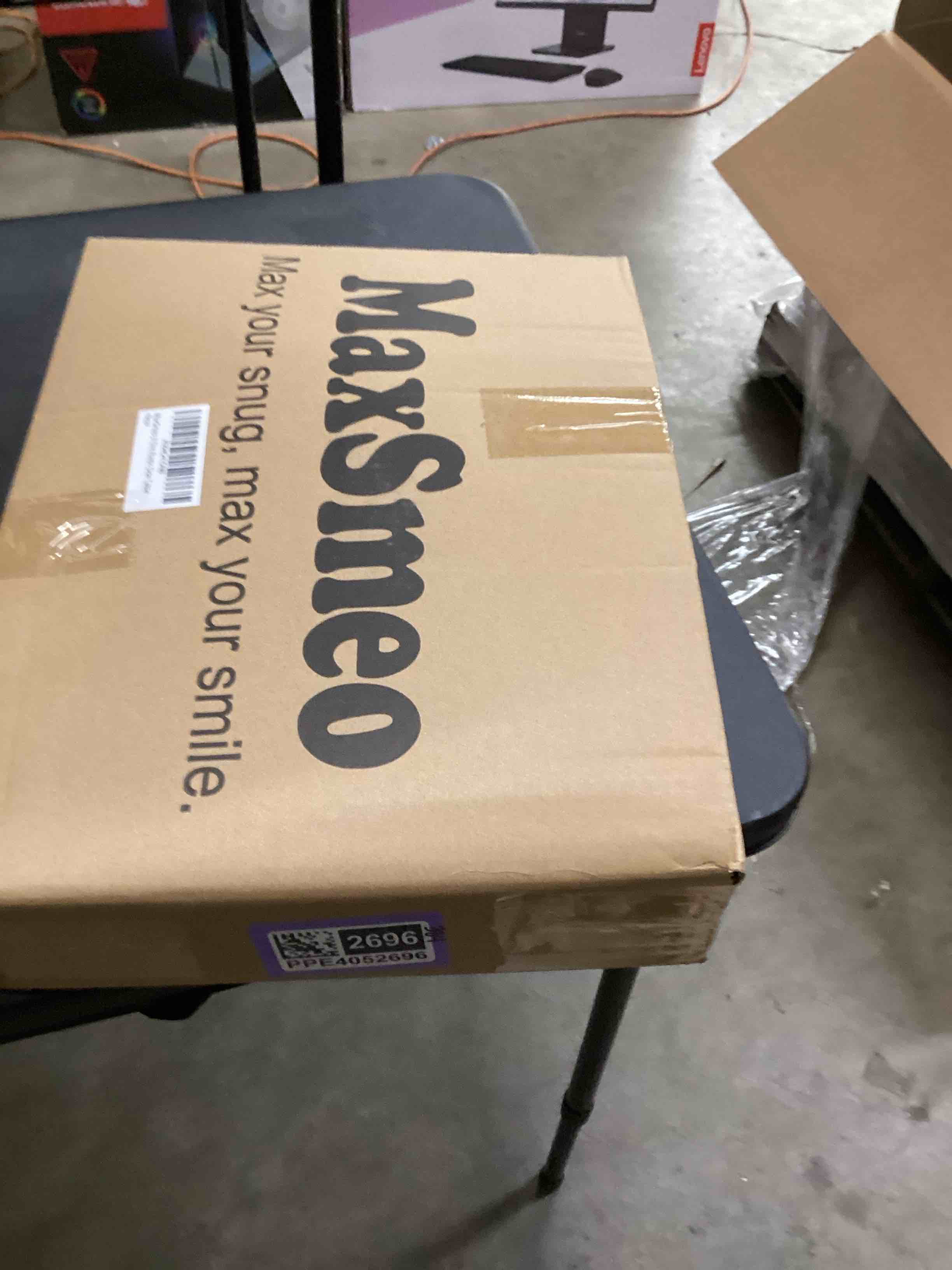 MaxSmeo Side Table, 3-Tier Small End Table, Modern Oval Night Stand Accent Table for Living Room, Bedroom, Rustic Brown