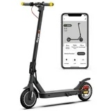 5TH WHEEL W09S 350W Electric Scooter with Turn Signal, 8.5” Solid Tires, 18mph & 20Miles Range, Folding Commuting E-Scooter for Adults with APP Control, Black