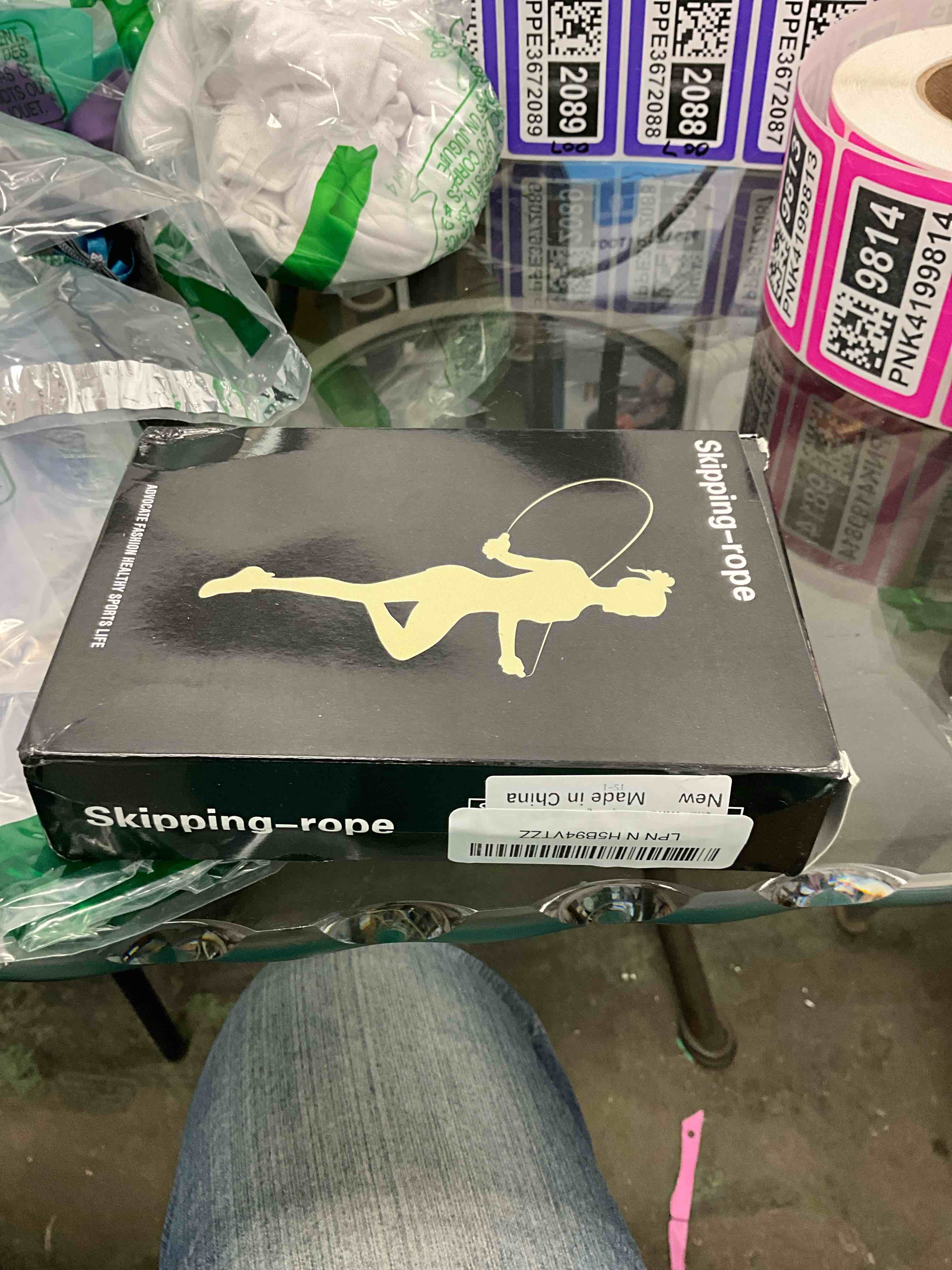 Condition photo showing Good Condition for Jump Rope,Adjustable Jumping Rope,Tangle Free Fast Ball Bearings skipping rope,Suitable for Men, Women, and Kids,Fitness,Workout and Slimming at Home,School. 1 piece