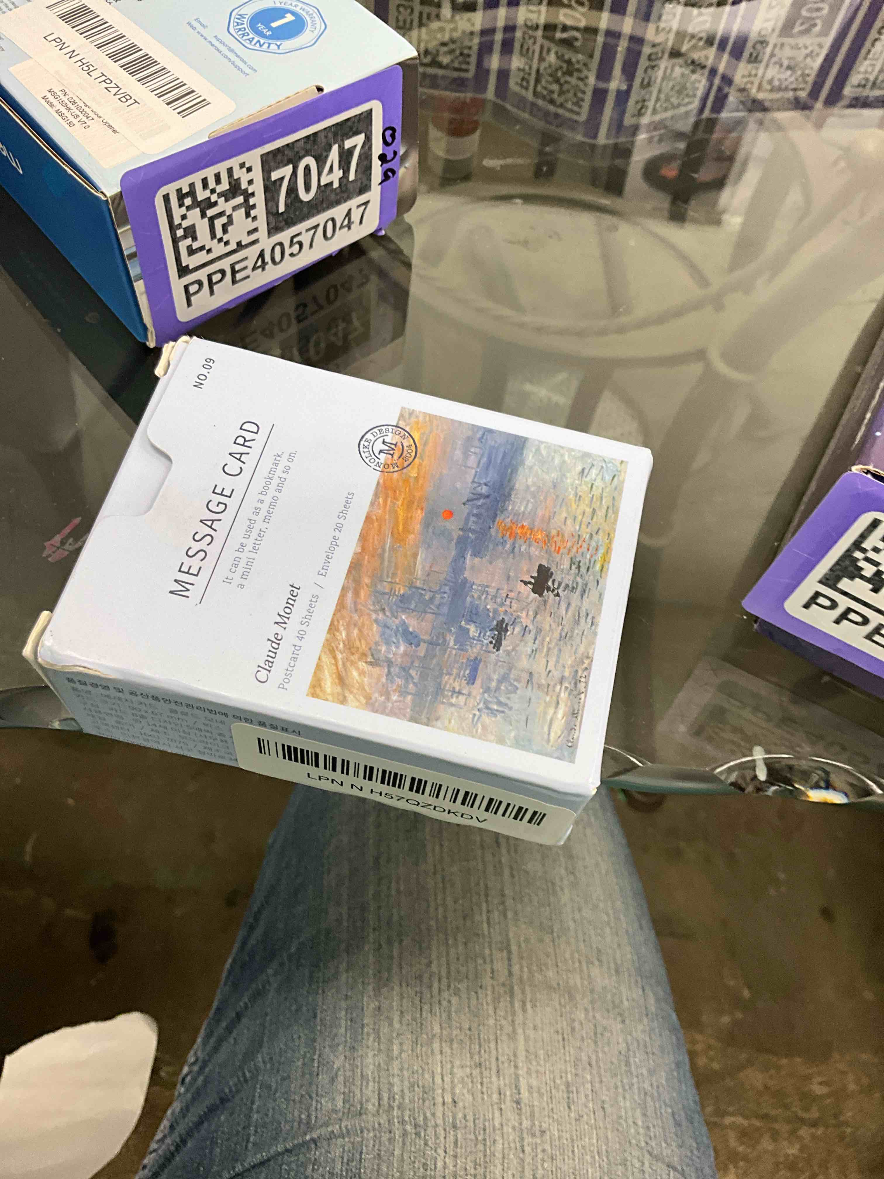 Condition photo showing Good Condition for Monolike Message Monet Card - Mix 40 Mini Single cards, 20 envelopes Package