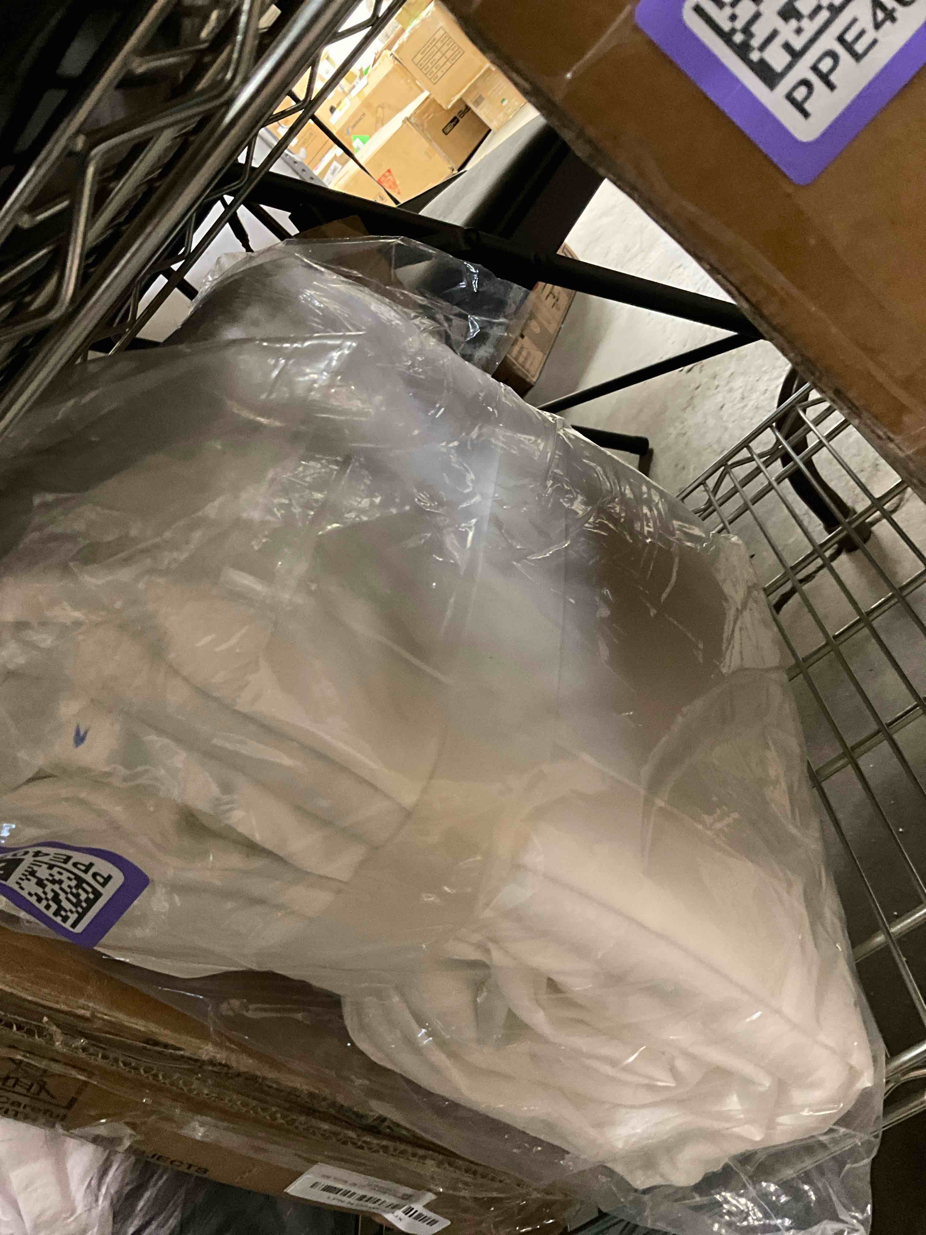 Condition photo showing New/Like New for OakRidge Satin Fleece Blanket, Full/Queen, Twin or King Size – 100% Polyester Lightweight Fabric and Cozy Satin Binding Edges in Tightly Folding Travel Blanket, White Twin Off White