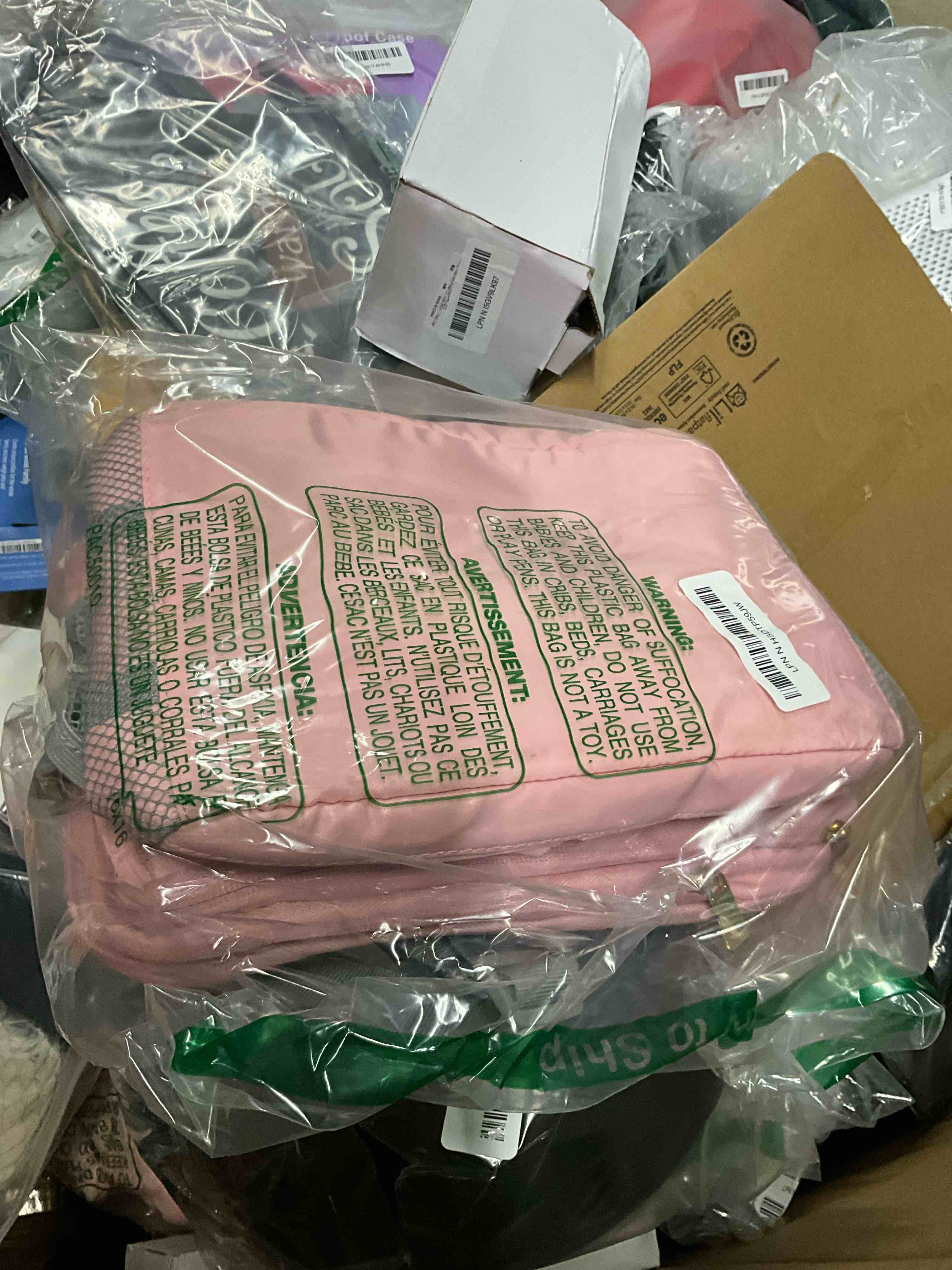 Condition photo showing Good Condition for Lunch Box for Women Double Deck Insulated Lunch Bag Women Expandable Leakproof Reusable Lunch Cooler Bag for Work, Office, Picnic, Pink