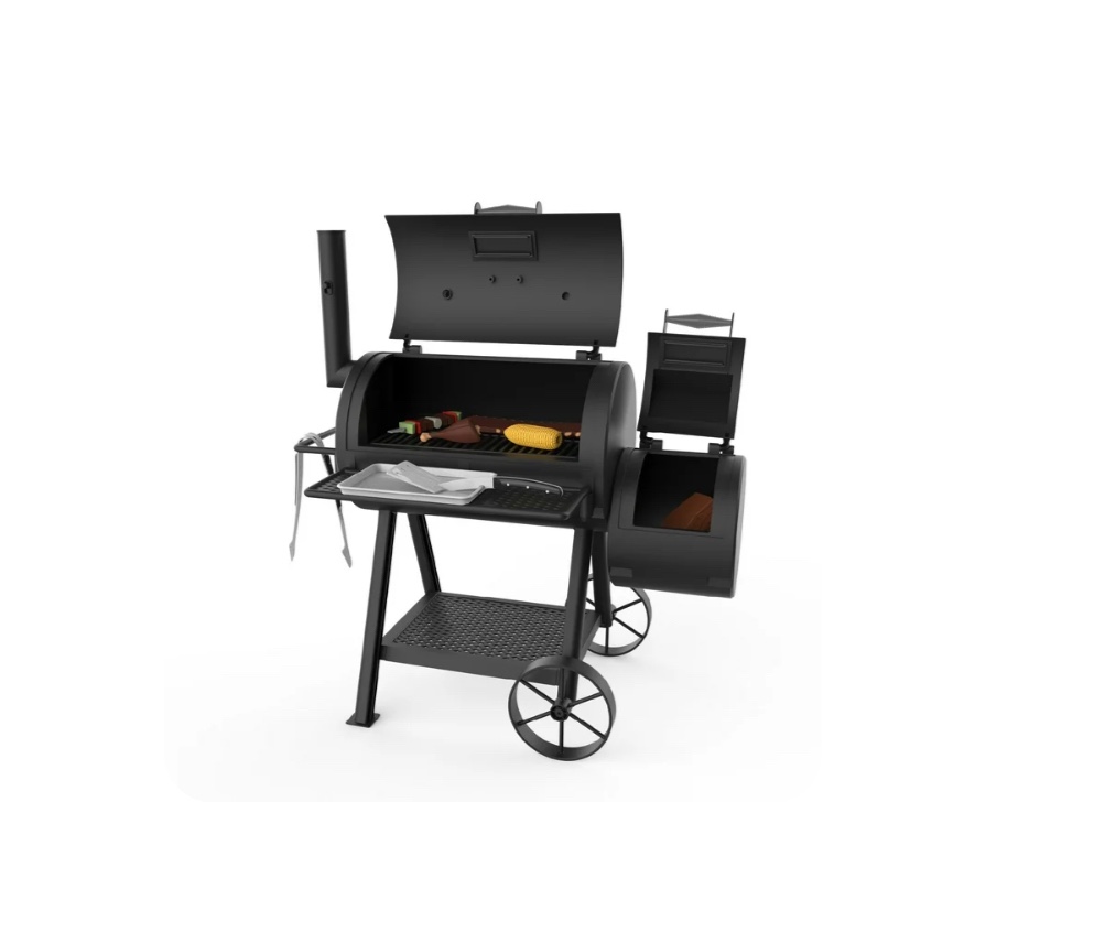 Oklahoma Joe Toy Smoker Set For Kids Ages 3+ Aaa Battery-Powered Black