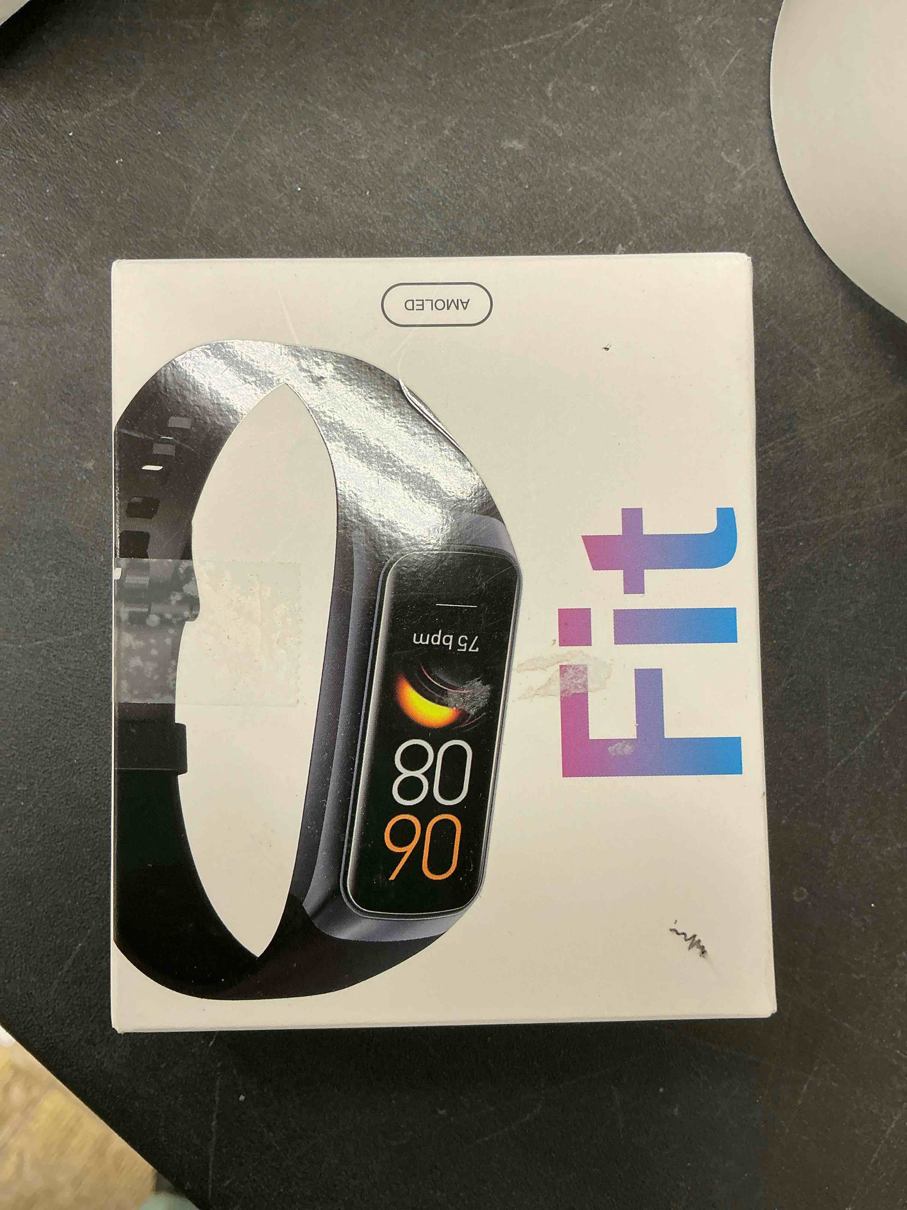 Condition photo showing New/Like New for Fitness Tracker with 24/7Heart Rate, Blood Pressure, Sleep Tracking, Calorie, Activity Tracker with 1.1" AMOLED Color Screen, Waterproof Step Tracker for Android iPhones Women Men Black