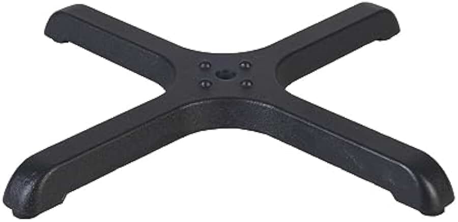 CenPro Commercial 22"x22" Table Base Flash Furniture XU-T222-BASE-GG Restaurant Table Base 22"x22" Black