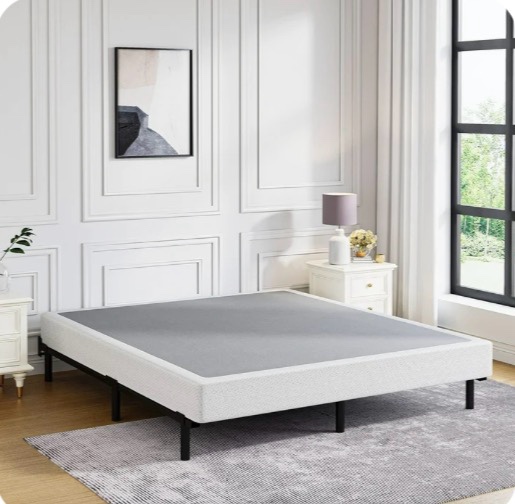 QFTIME 5" Metal Full Box Spring, Mattress Foundation, Heavy-Duty, Easy Assembly