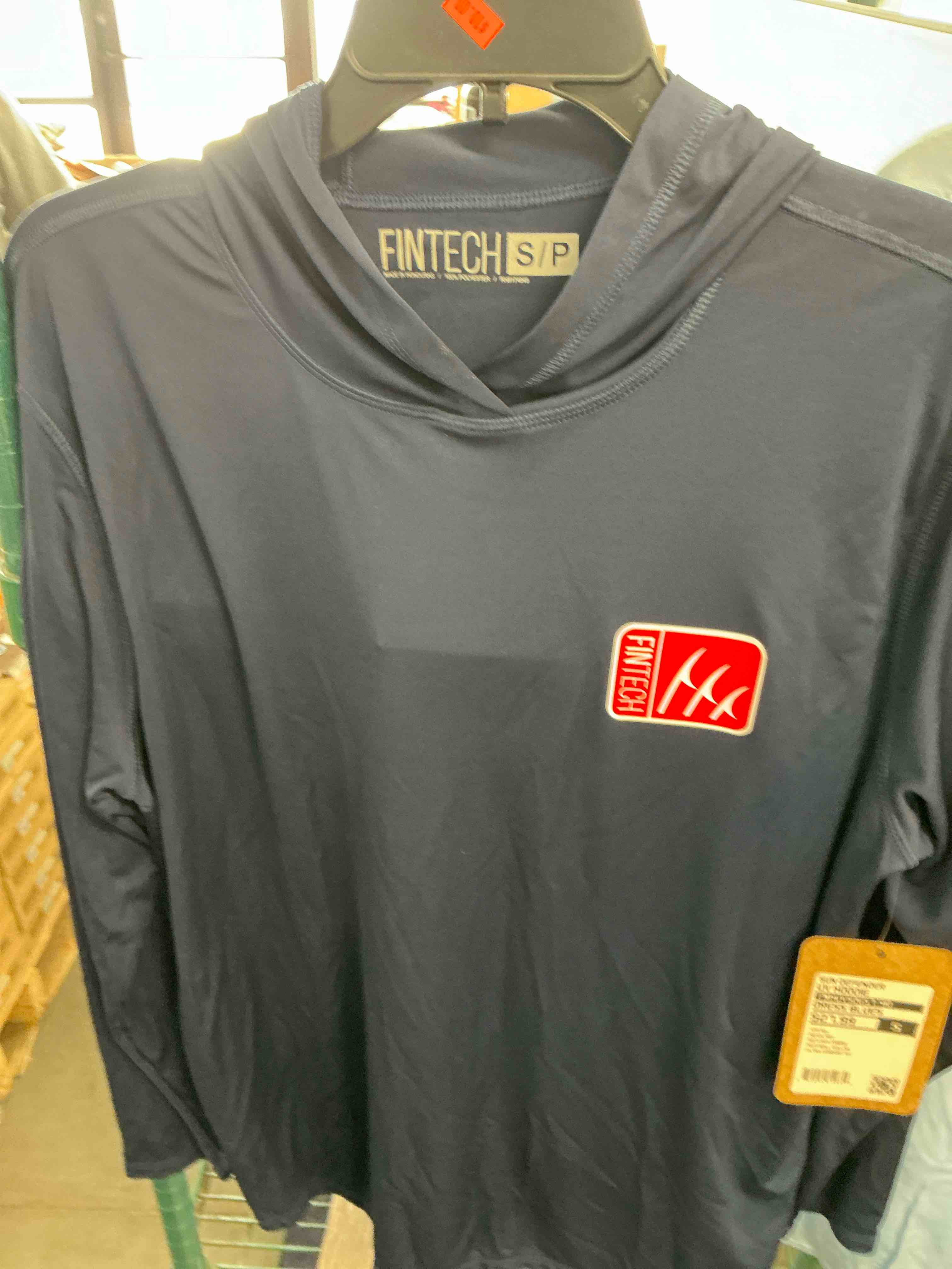 Fintech Logo 2C UV Pullover Hoodie - Small - Dress Blues