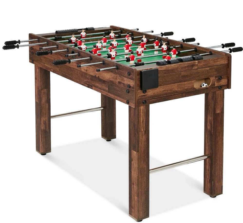 Best Choice Products 48in Competition Sized Foosball Table for Home  Game Room w/ 2 Balls  2 Cup Holders - Walnut