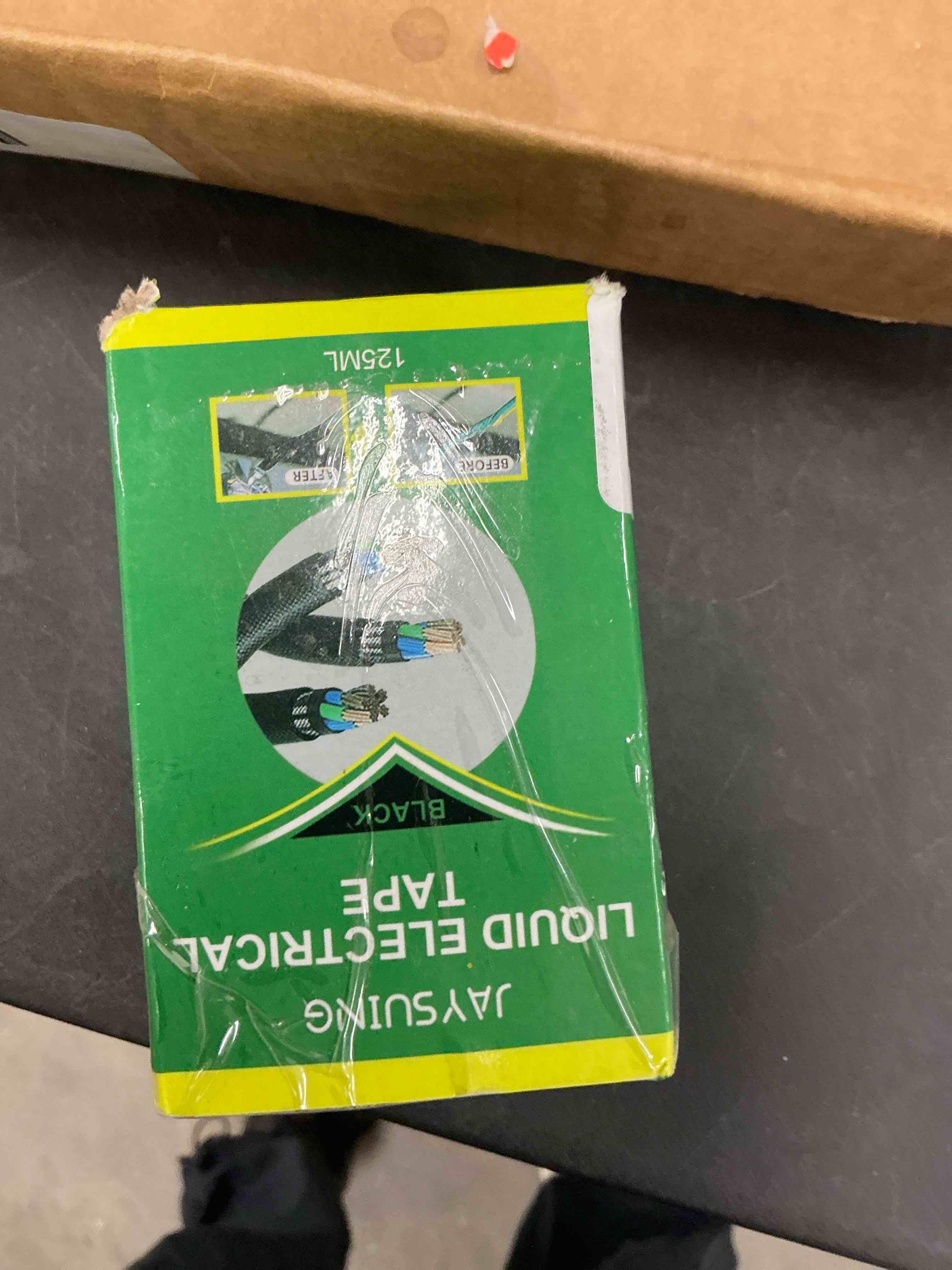 Condition photo showing New/Like New for Generic Black Liquid Electrical Tape, 125ml, Quick-Drying, Waterproof, Temperature Resistant, Ideal for Electronic Components & Electrical Equipment