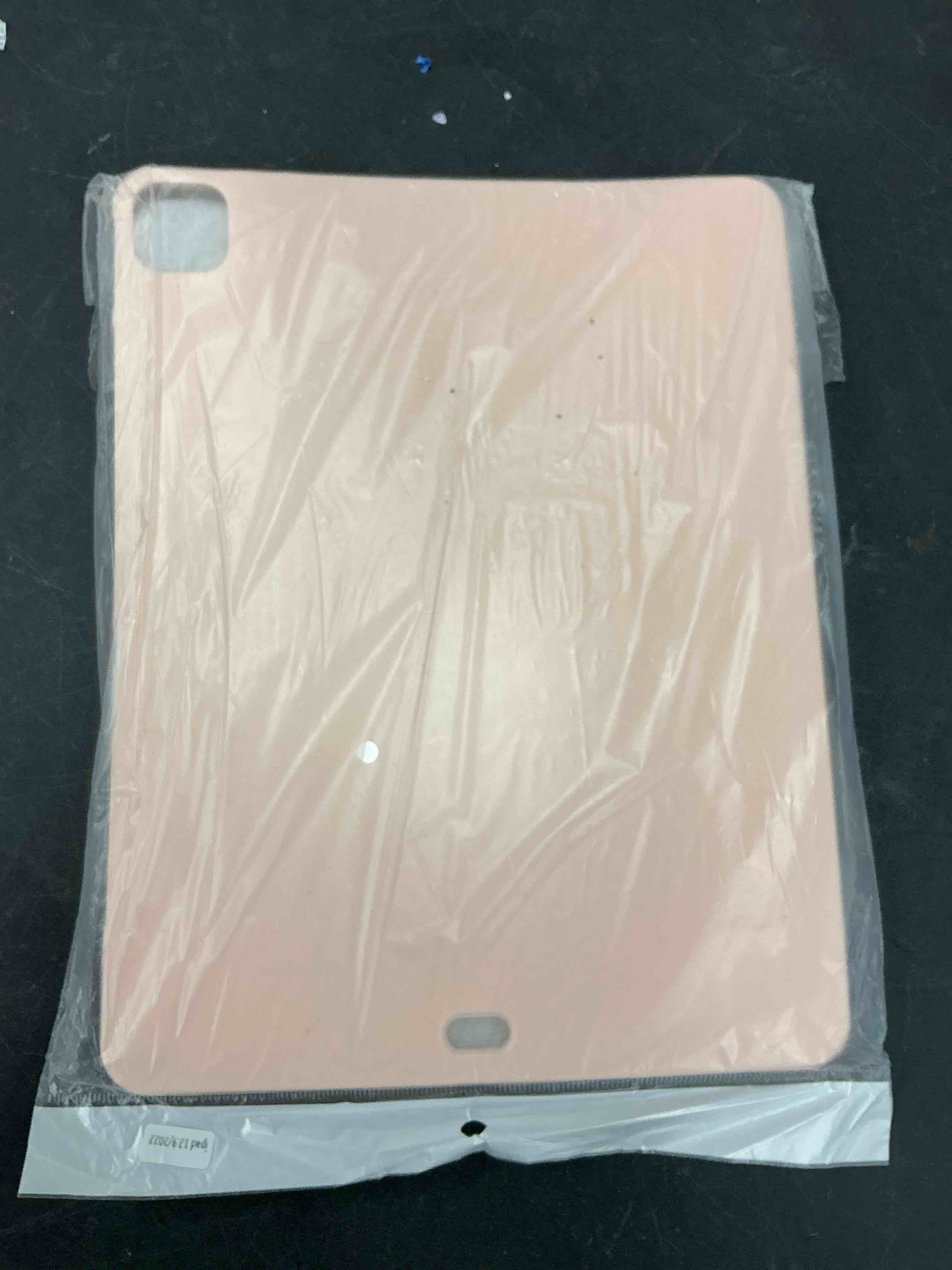 Condition photo showing New/Like New for Callyue Slim Case for iPad Pro 12.9 Inch 6th/5th/4th Generation(2022/2021/2020 Release), Ultra Thin Lightweight Matte Soft Flexible Frosted TPU Skin Bumper Back Cover Shell, Pink
