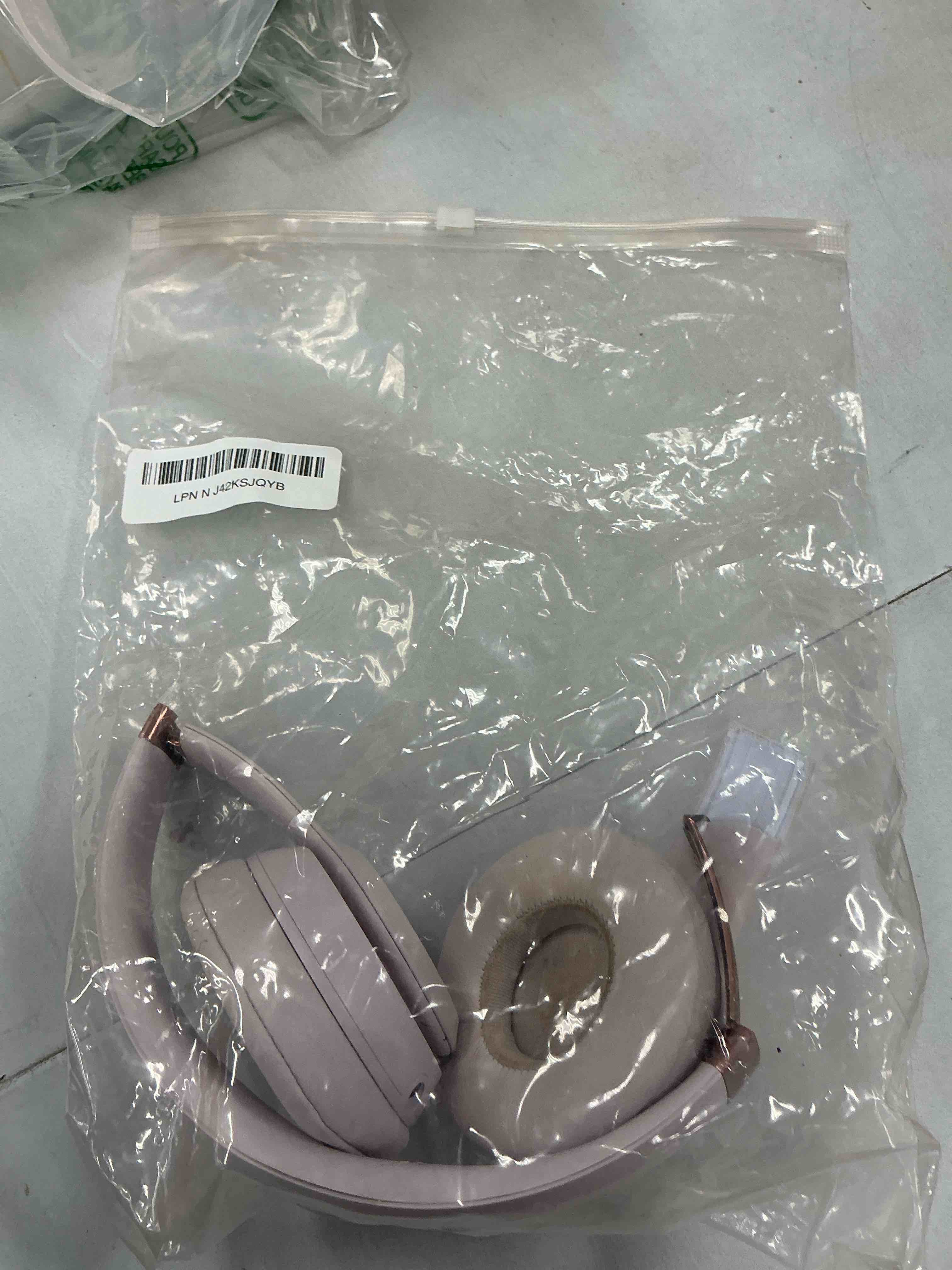 Condition photo showing Good Condition for Beats Solo 4 - Wireless On-Ear Bluetooth Headphones, Up to 50-Hour Battery Life, Ultra-Lightweight Comfort, Powerful and Balanced Sound, Apple & Android Compatible - Cloud Pink Cloud Pink Standalone