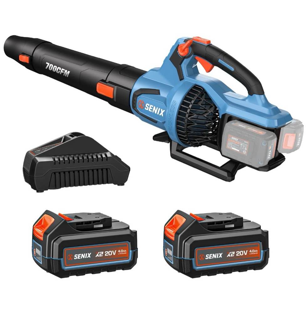 60v brushless 810cfm cordless leaf blower  4ah battery and charger included