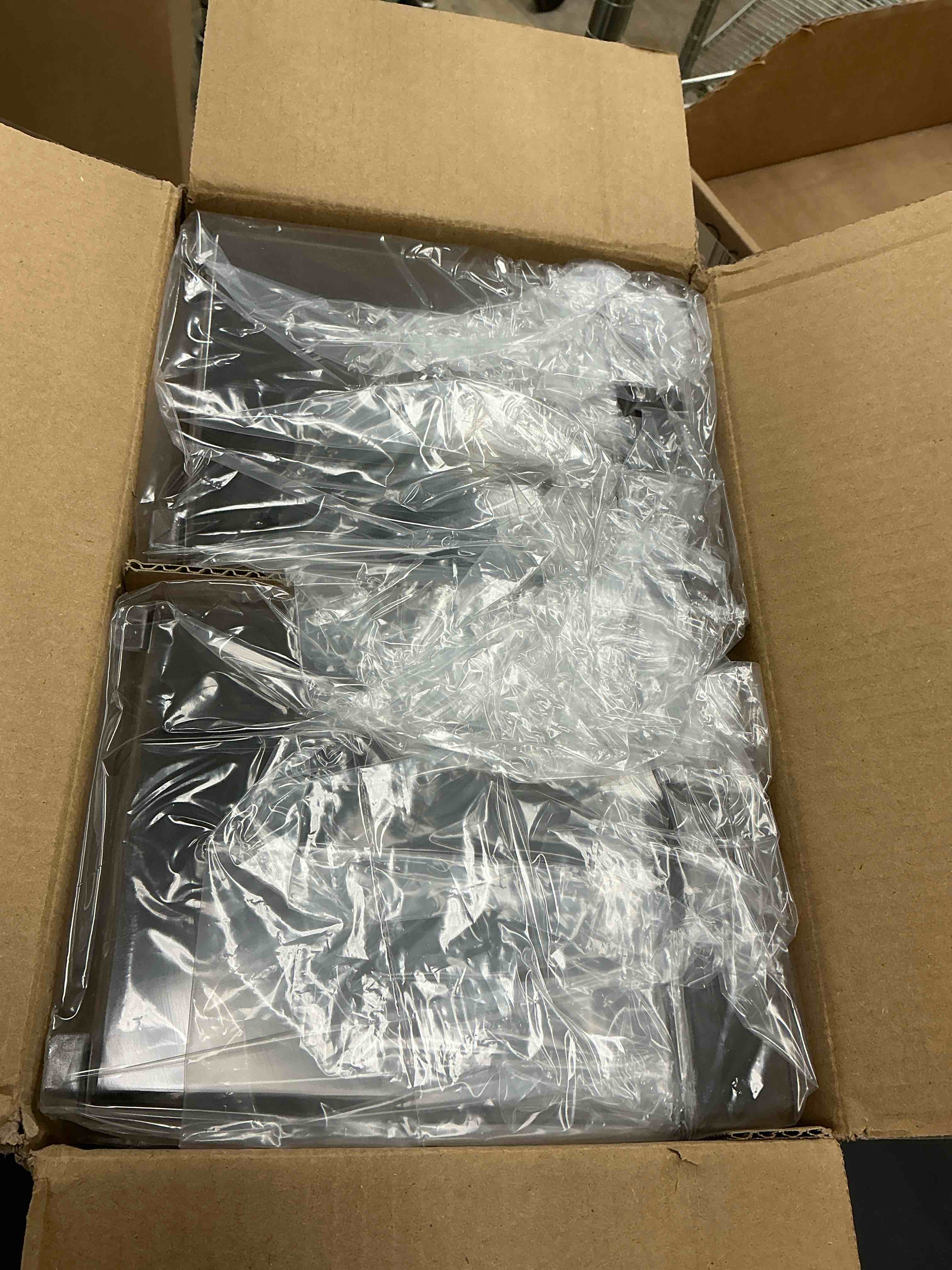 Condition photo showing New/Like New for ClearSpace Soda Can Organizer & Soda Can Dispenser for Refrigerator - Fridge Organizer & Stackable Drink Organizer for Fridge, Can Organizer for Refrigerator - Holds 12 Cans Each, BPA Free - 4 Pack