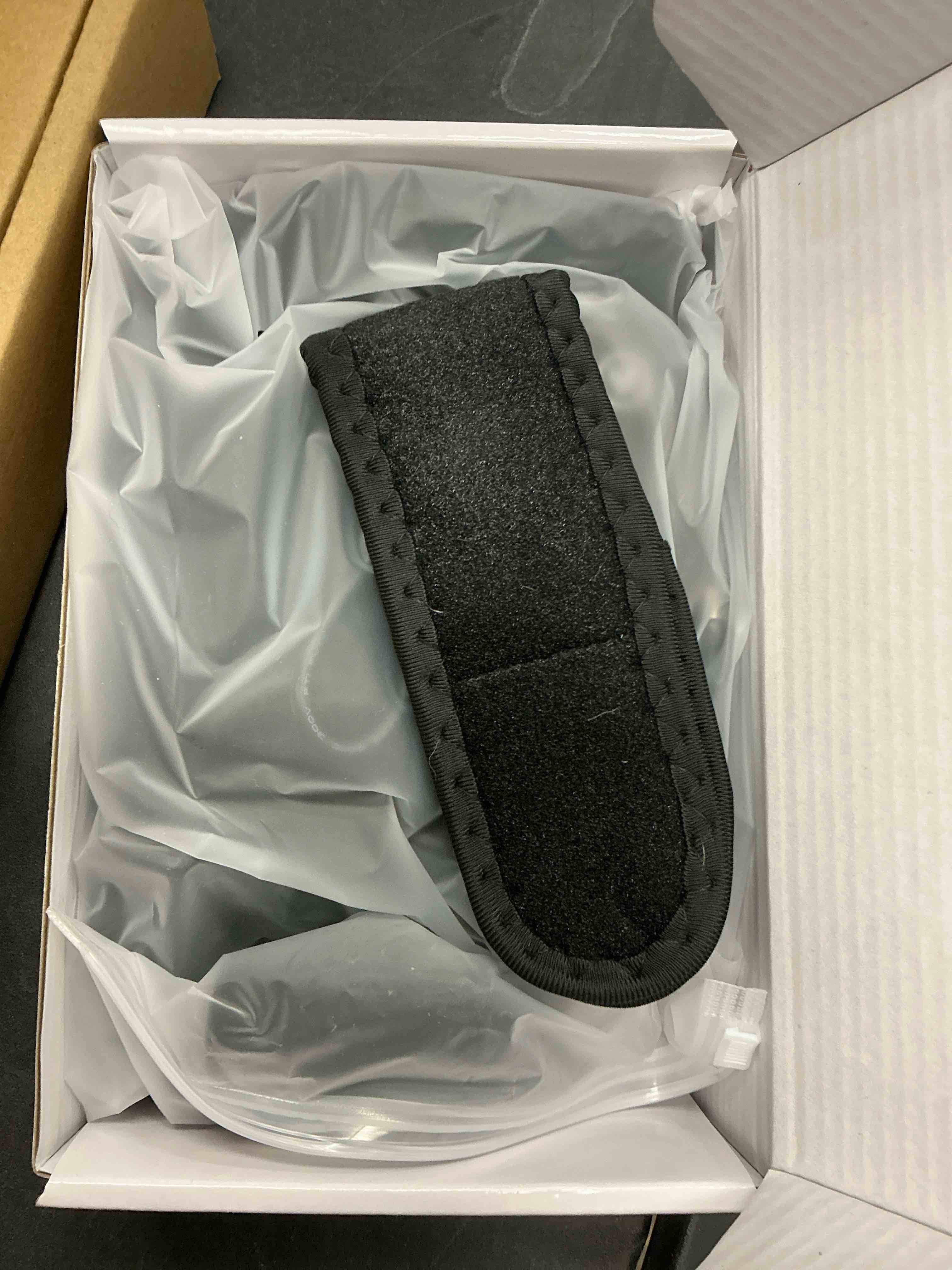 Condition photo showing Good Condition for DeMoce Cordless Ankle Massager with Heat, Wearable Ankle Heating Wrap for Foot & Ankle Pain Relief, 6 Heat Levels, 3 Vibration Modes, Timer & Auto Shut Off, Single One, Black One Black