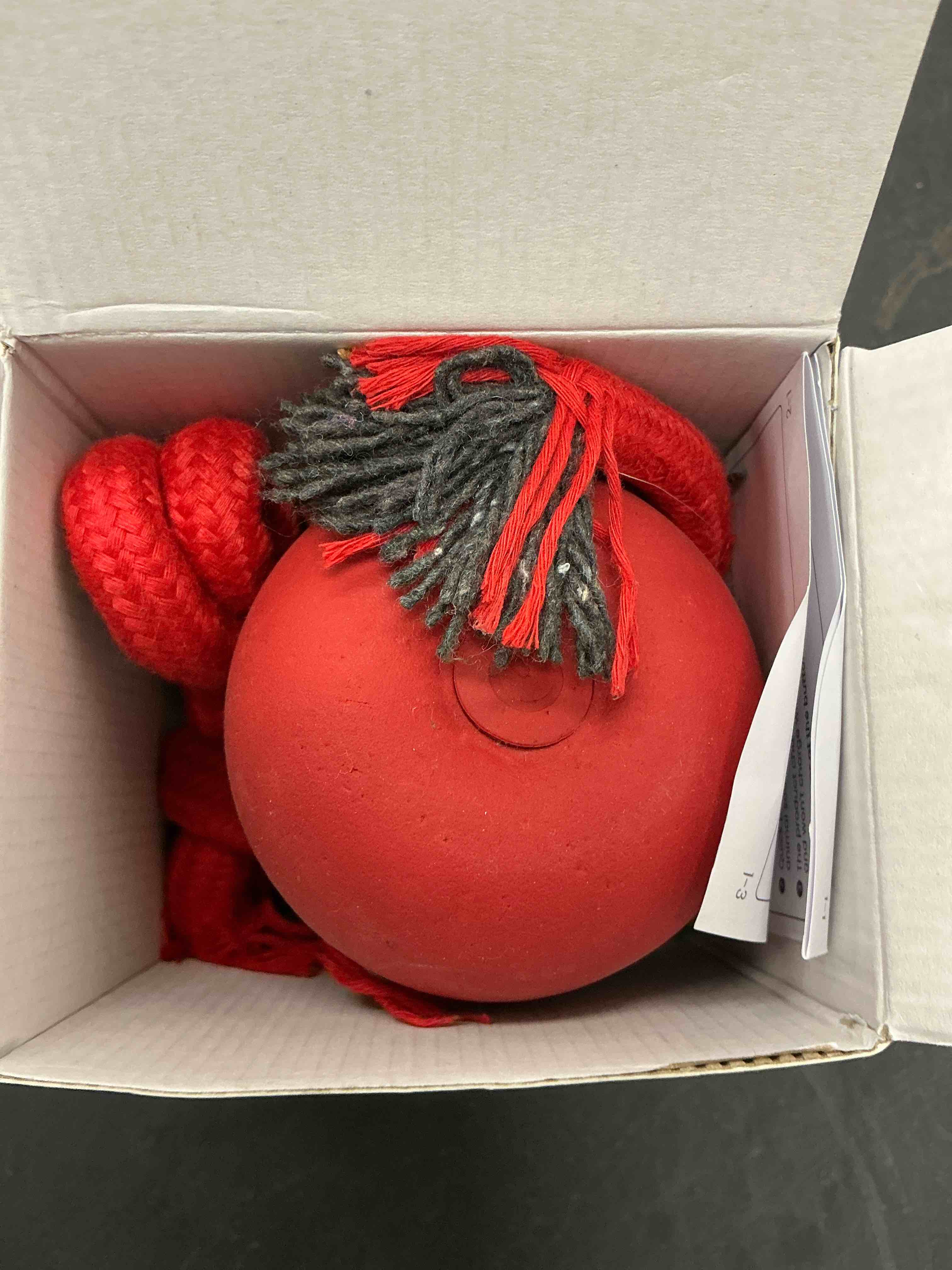 Condition photo showing Good Condition for Potaroma Interactive Dog Ball Toys Touch Activated, Rechargeable, Squeaky Dog Toy, Moving Ball for Pup with Rope for Medium Small Dogs Puppy Dark Red