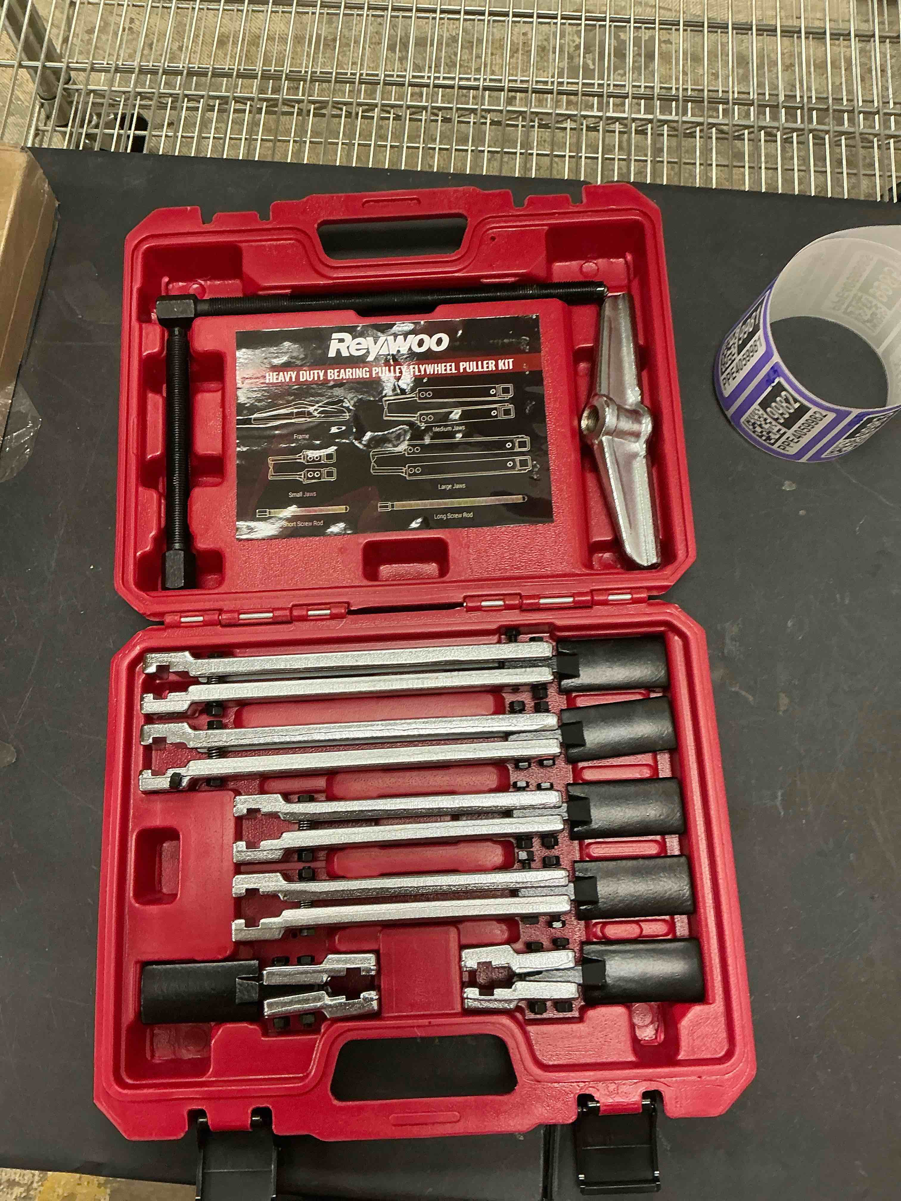 Condition photo showing New/Like New for Gear Puller Set, Adjustable 2 Jaw Bearing Puller, Pulley Puller, Flywheel Puller Kit with Extendable Arms and Reversible Jaws for Removing Bearings, Gears, Pulleys and Flywheels
