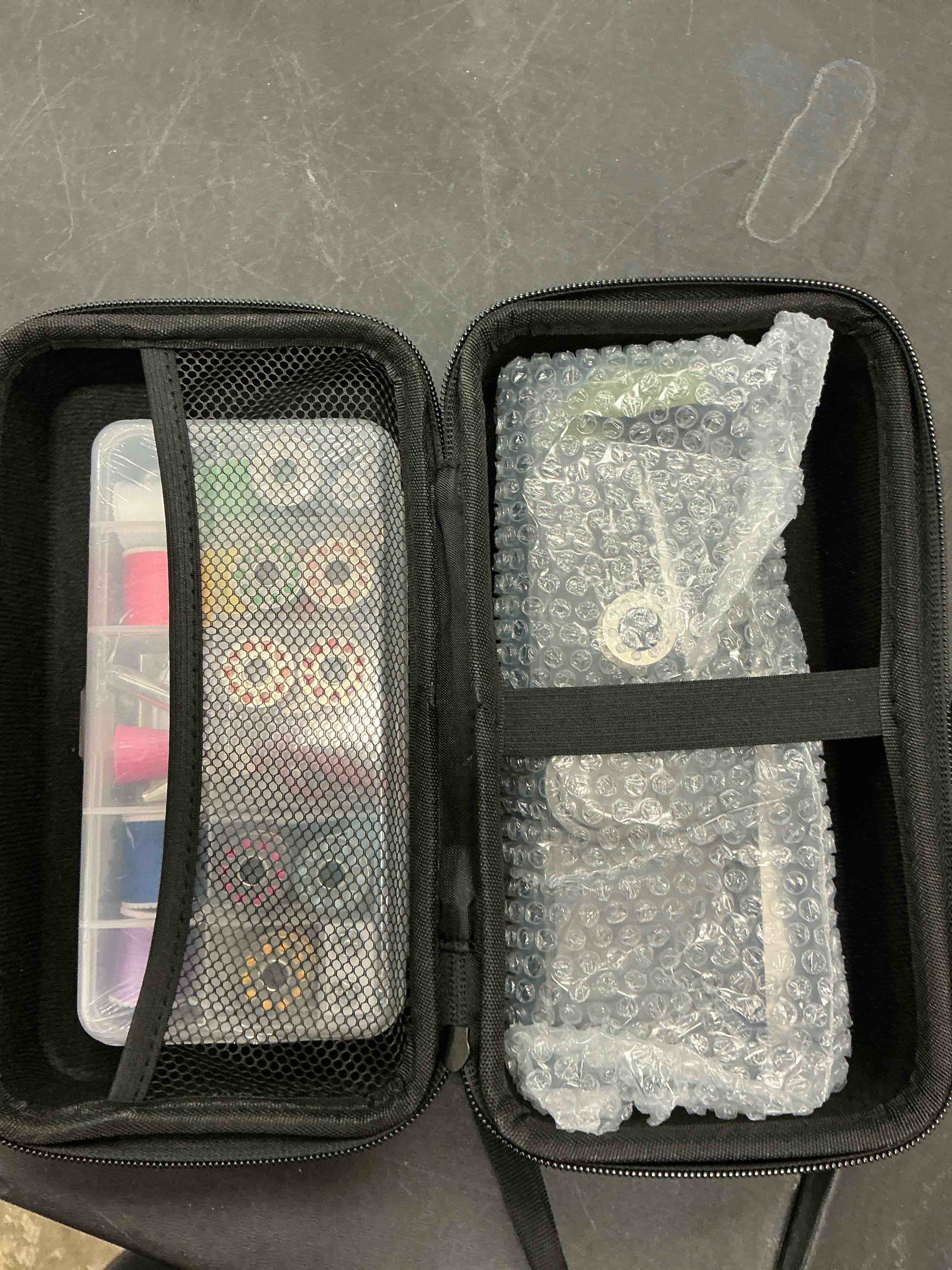 Condition photo showing Good Condition for Handheld Sewing Machine, Portable & Cordless Mini Sewing Machine for Beginners - Electric Fast Stitching, DIY Fabric Clothes Repair Kit, Home Travel Mending Machine with Accessories, Black