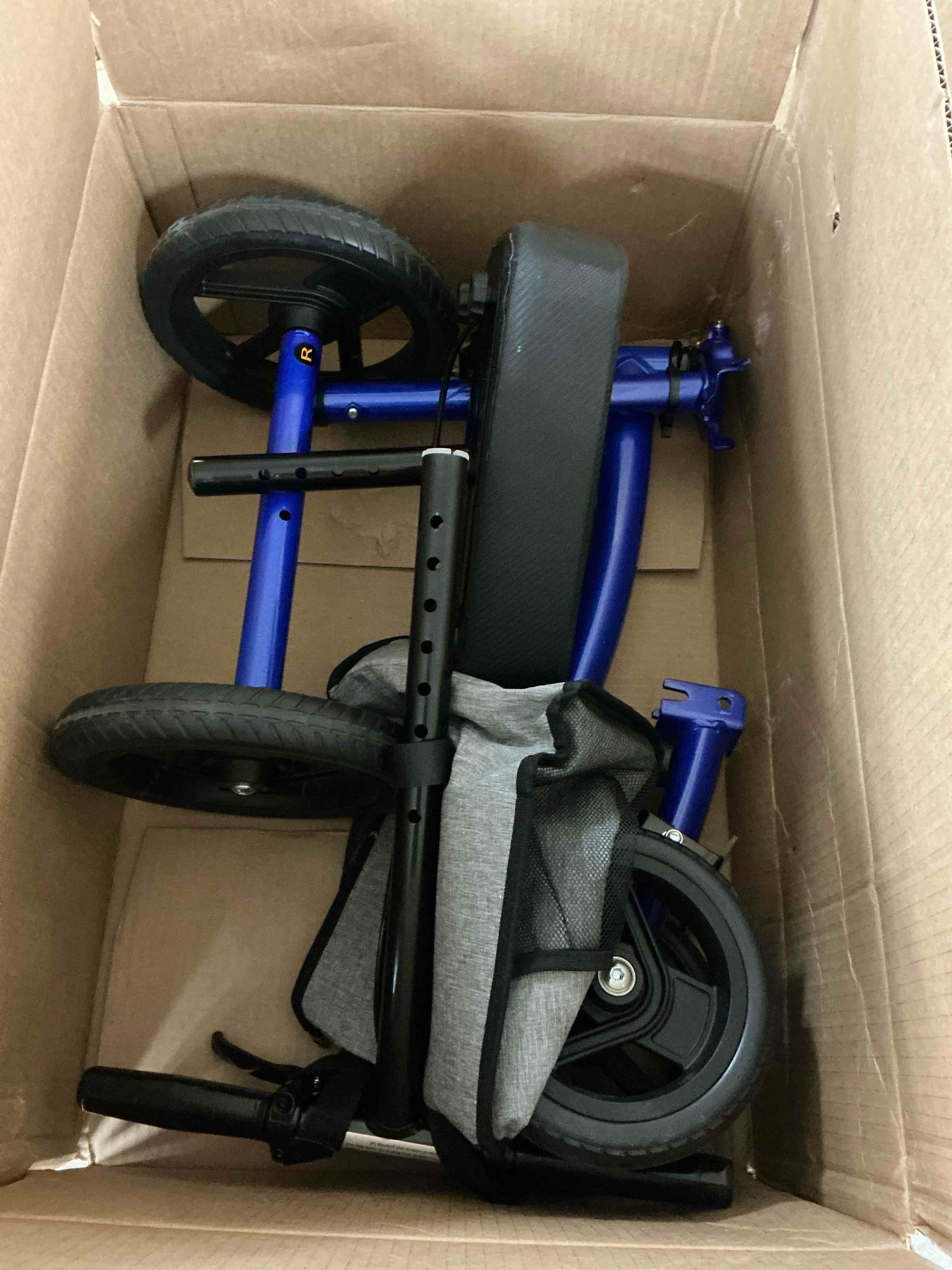 Condition photo showing Good Condition for COSYWILL Steerable Knee Scooter,Economy Knee Walker,All Terrain Foldable Medical Scooter for Foot Injuries Crutches Alternative,Blue