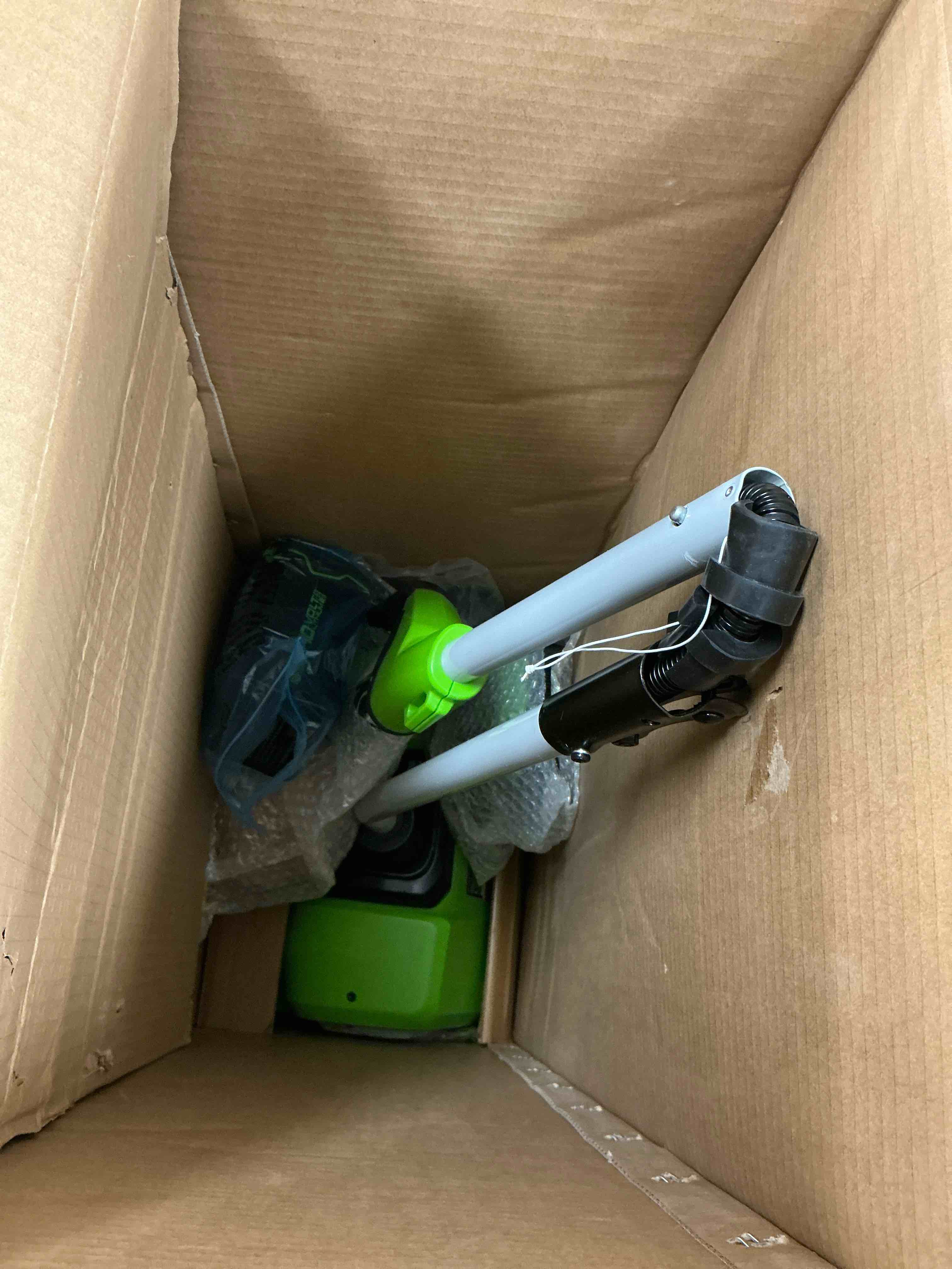 Condition photo showing New/Like New for Greenworks 40V 12 Cordless Battery Snow Shovel W/ 5.0Ah Battery & Charger