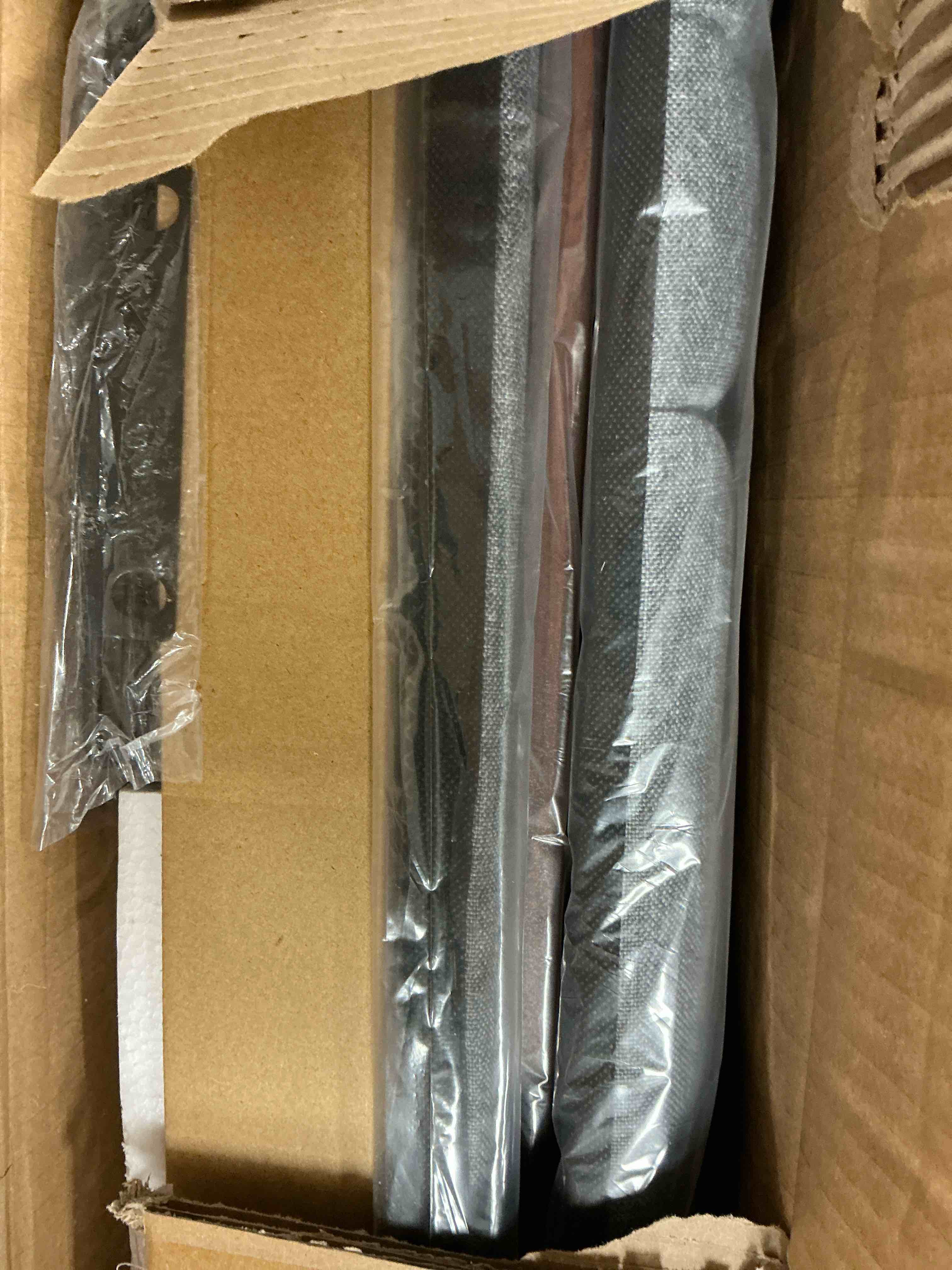 Condition photo showing New/Like New for NISIEN Queen Bed Frame with 2 Storage Drawers, Metal Platform Bed Queen Size with Charging Station and Upholstered Headboard, Gray